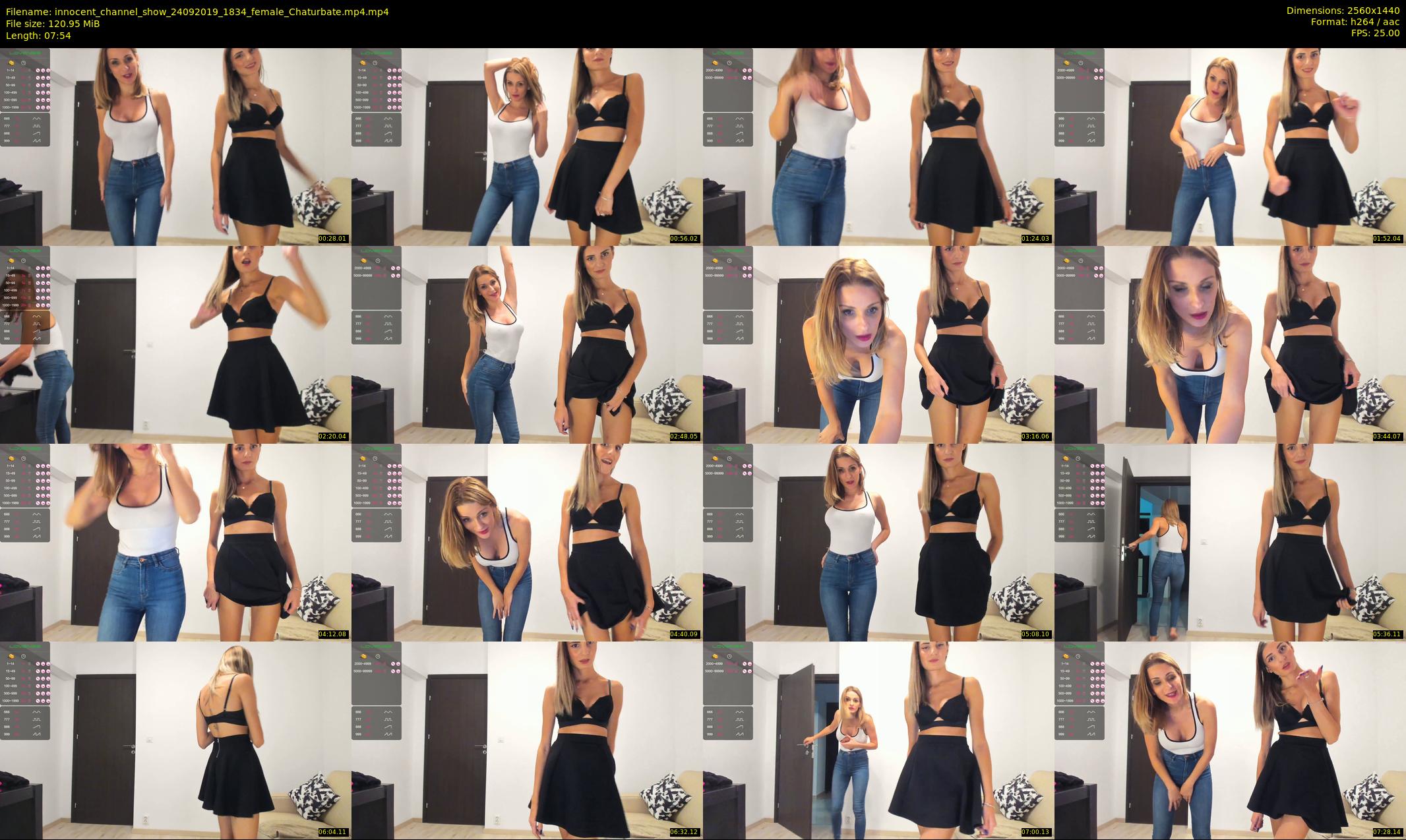 innocent_channel_show — 8 minute Chaturbate female cam show recording, 1080p, Sep 24, 2019