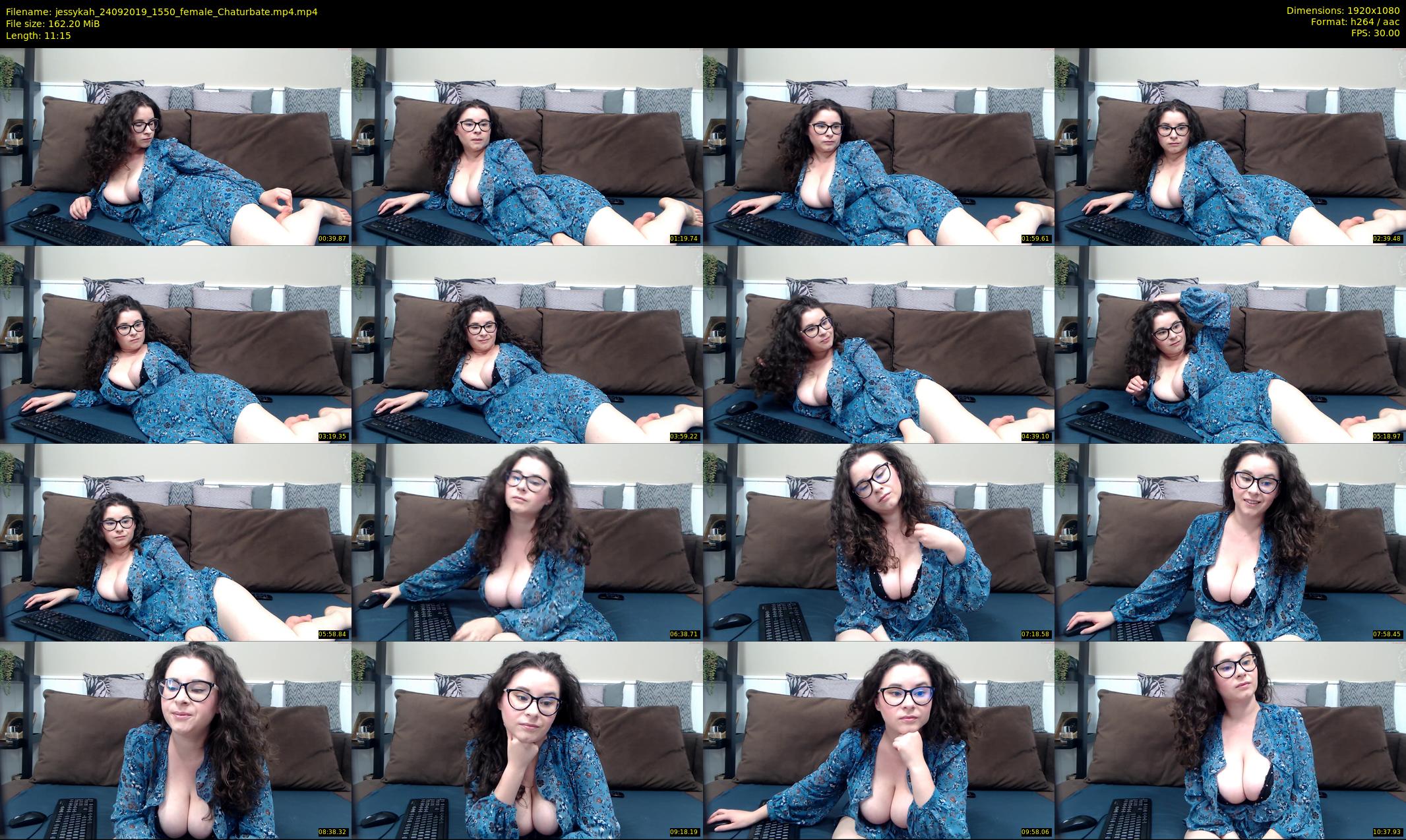jessykah — 12 minute Chaturbate female cam show recording, 1080p, Sep 24, 2019
