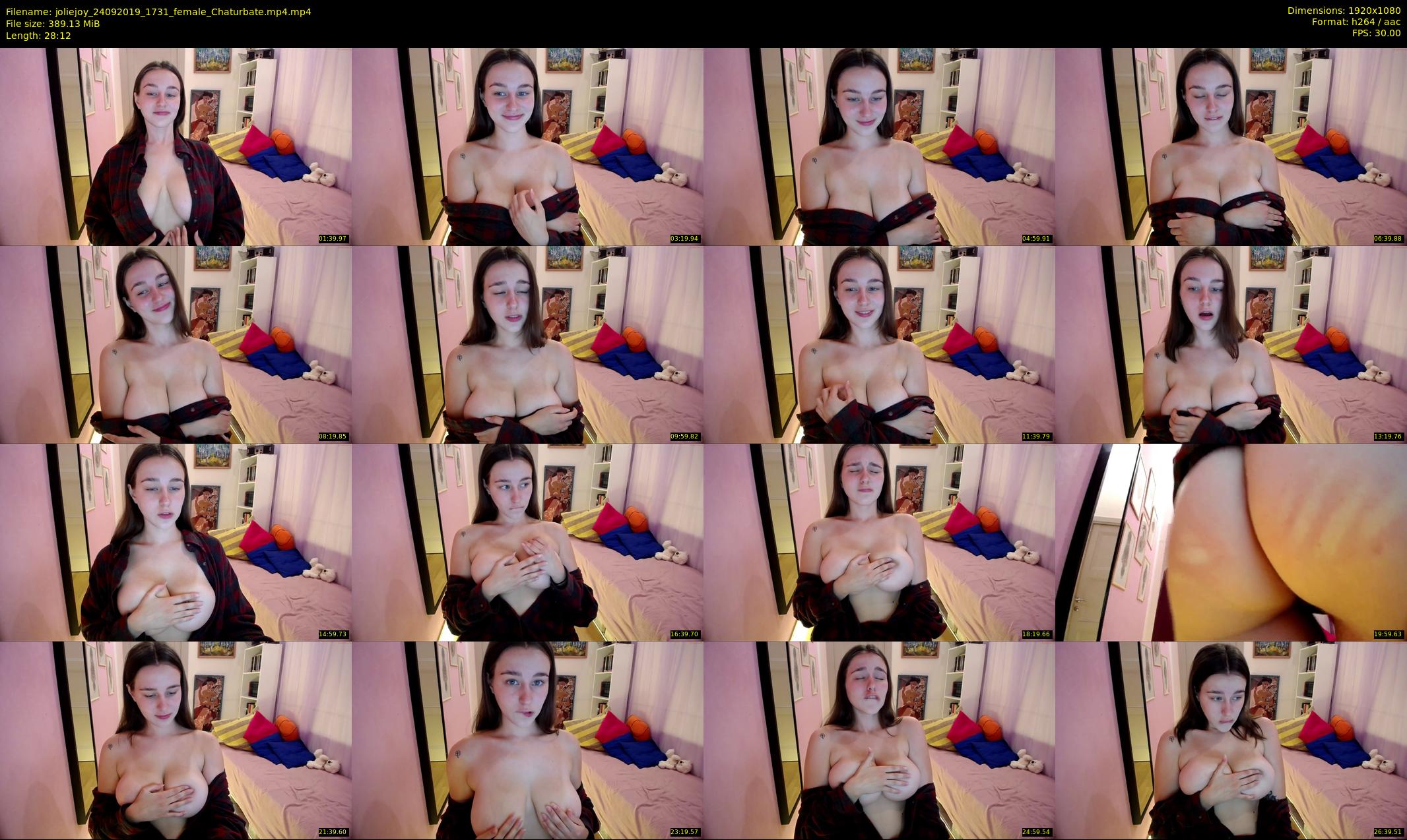 joliejoy — 29 minute Chaturbate female cam show recording, 1080p, Sep 24, 2019