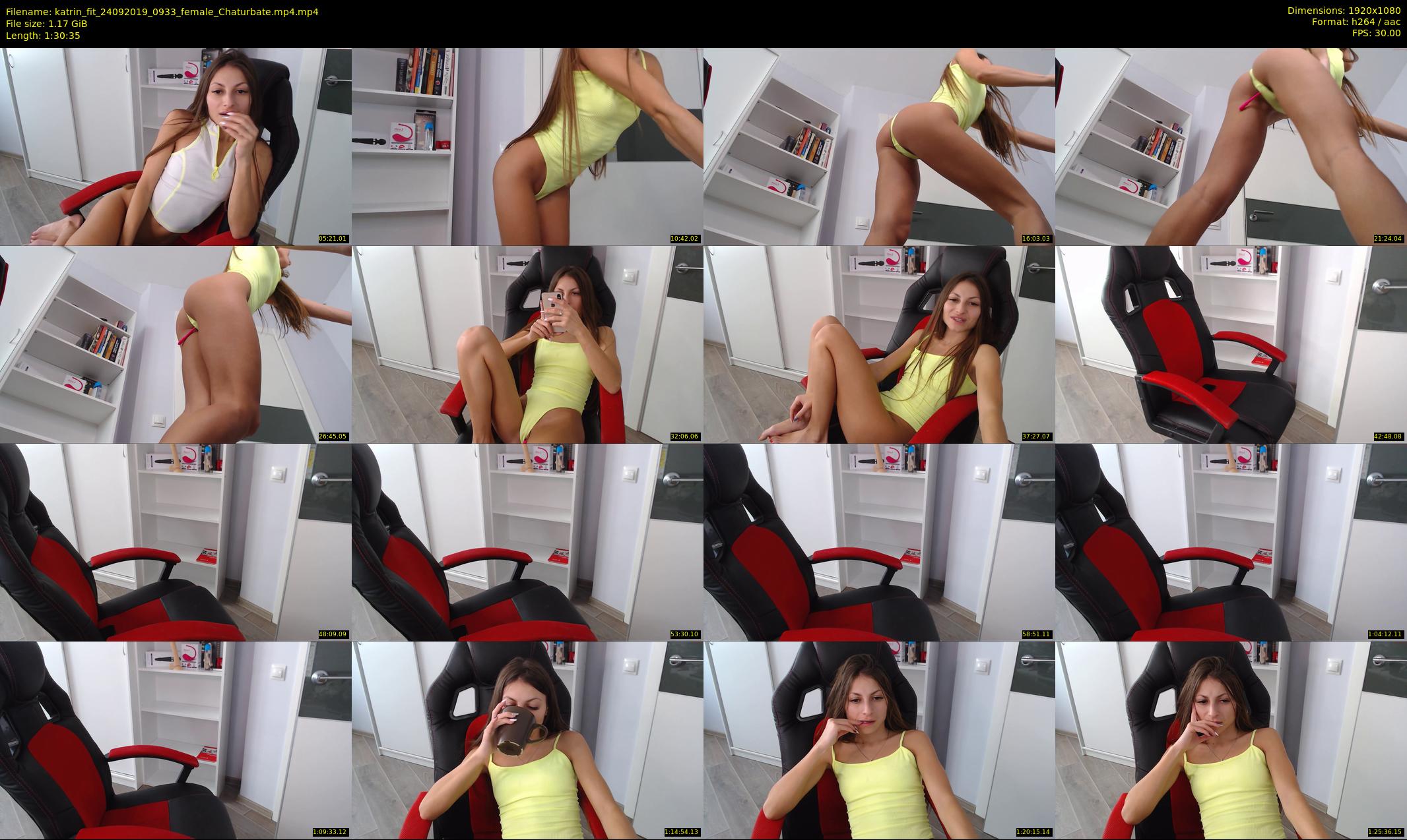 katrin_fit — 91 minute Chaturbate female cam show recording, 1080p, Sep 24, 2019