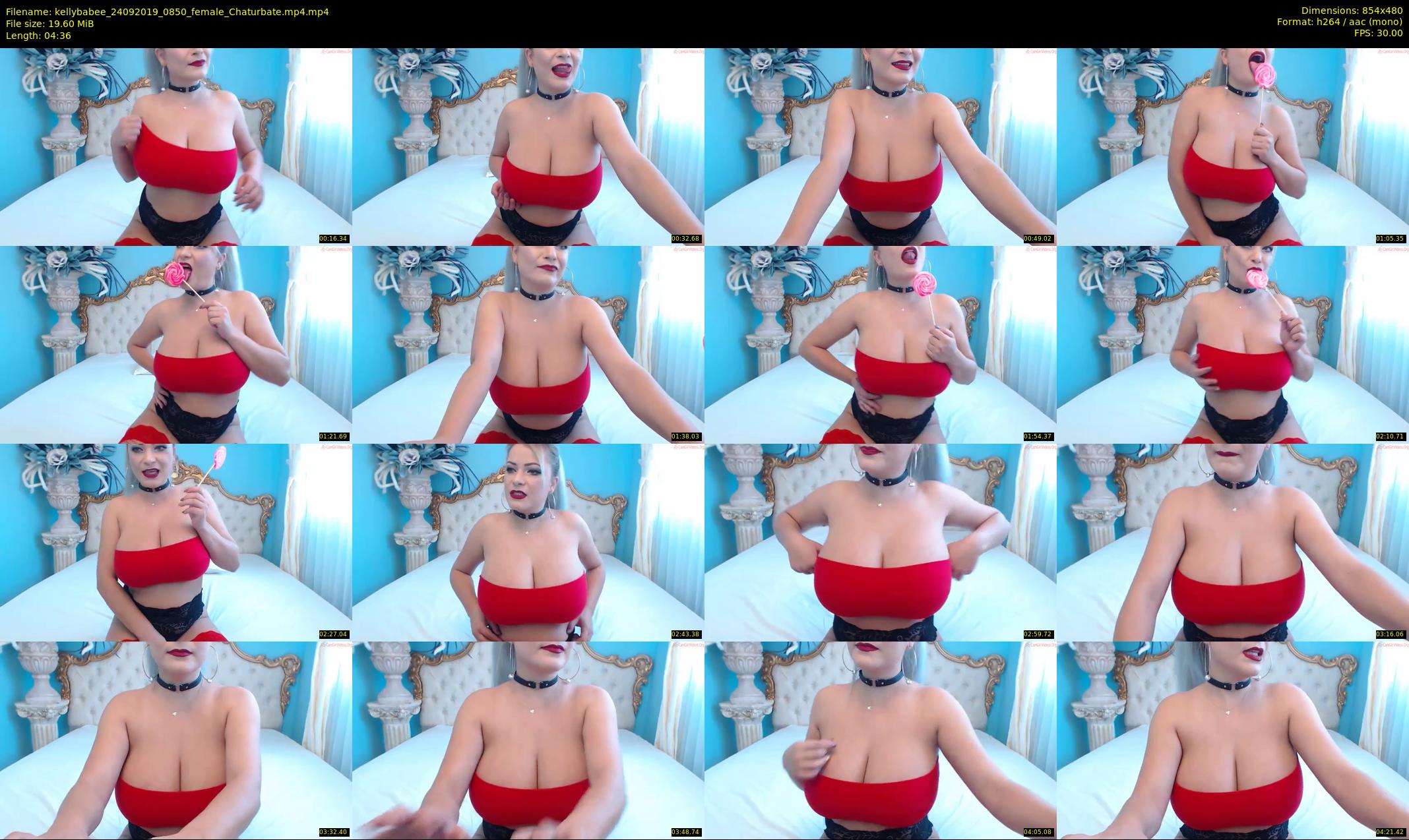 kellybabee — 5 minute Chaturbate female cam show recording, 480p, Sep 24, 2019