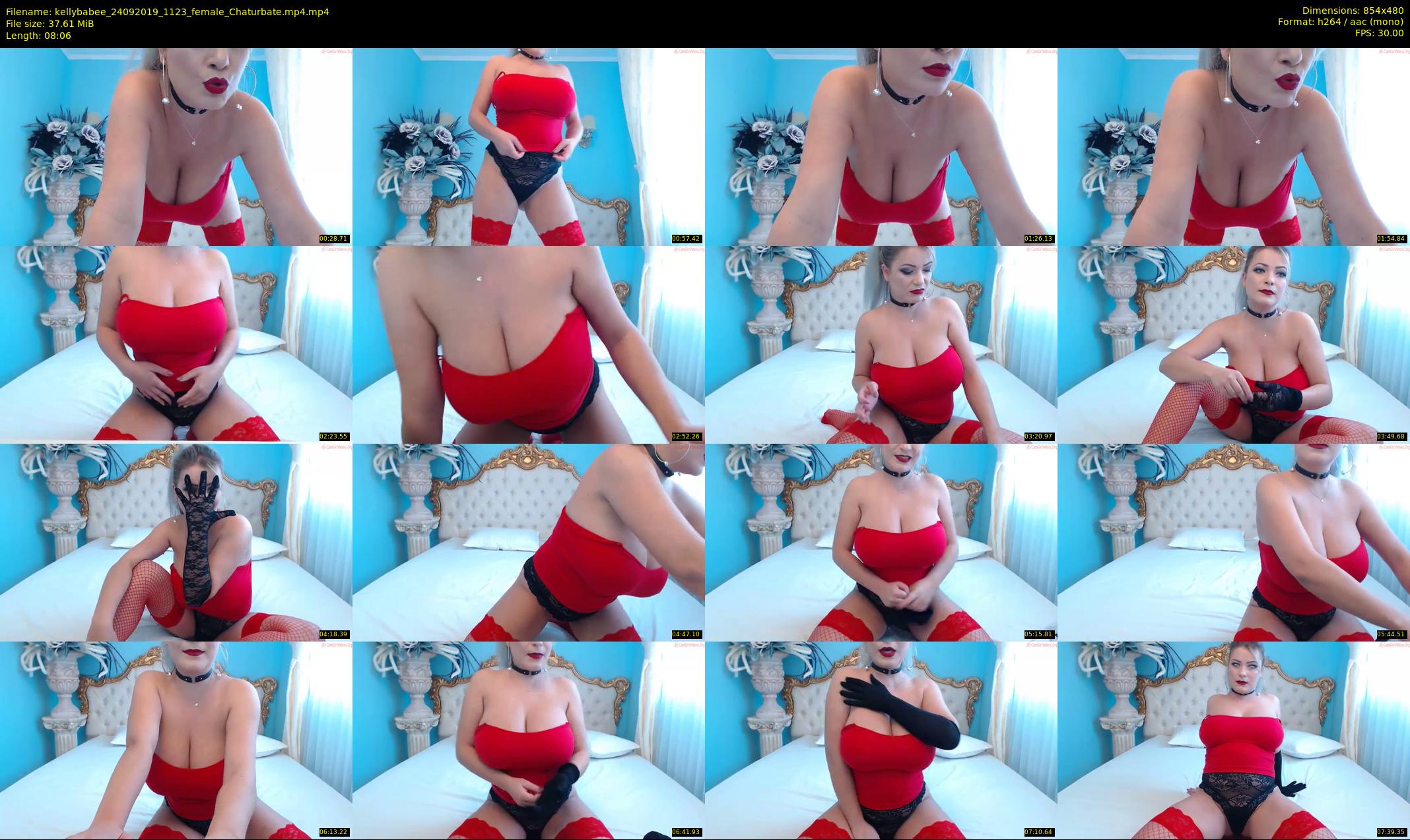 kellybabee — 9 minute Chaturbate female cam show recording, 480p, Sep 24, 2019