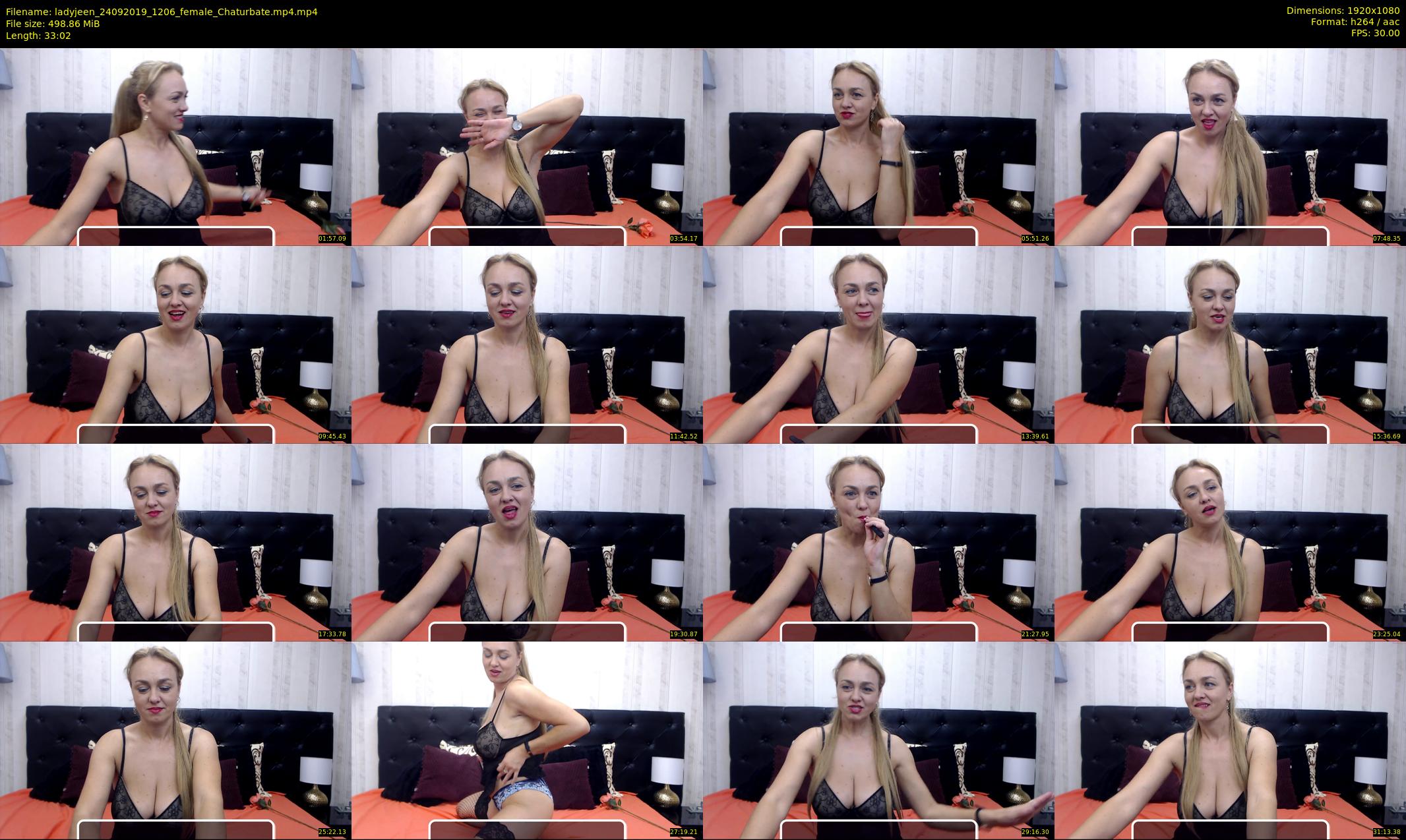 ladyjeen — 34 minute Chaturbate female cam show recording, 1080p, Sep 24, 2019