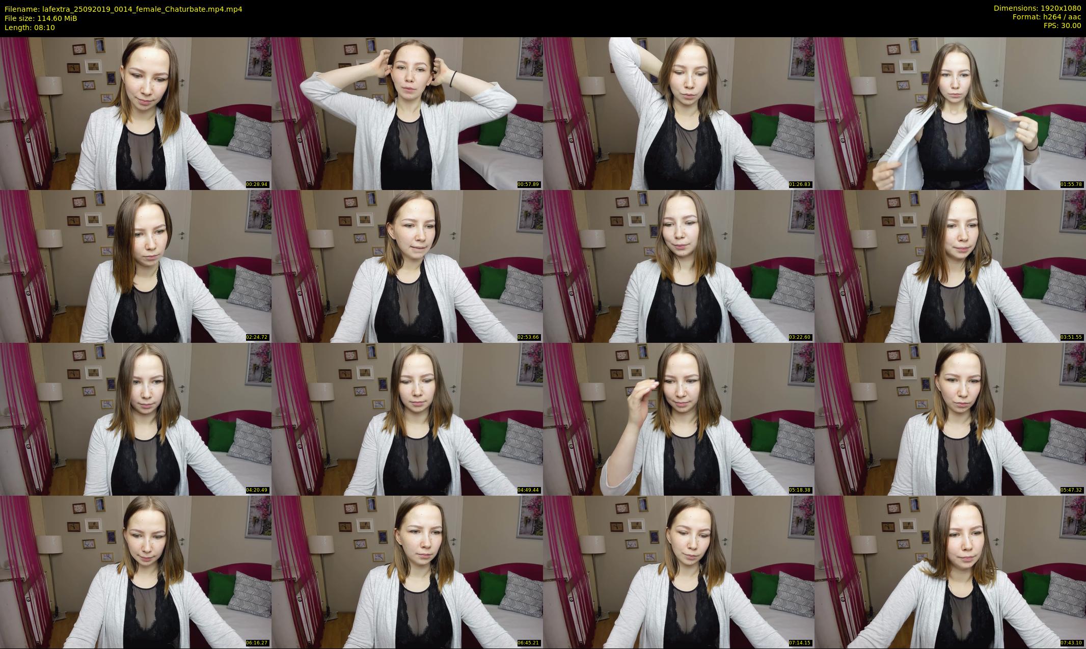 lafextra — 9 minute Chaturbate female cam show recording, 1080p, Sep 25, 2019