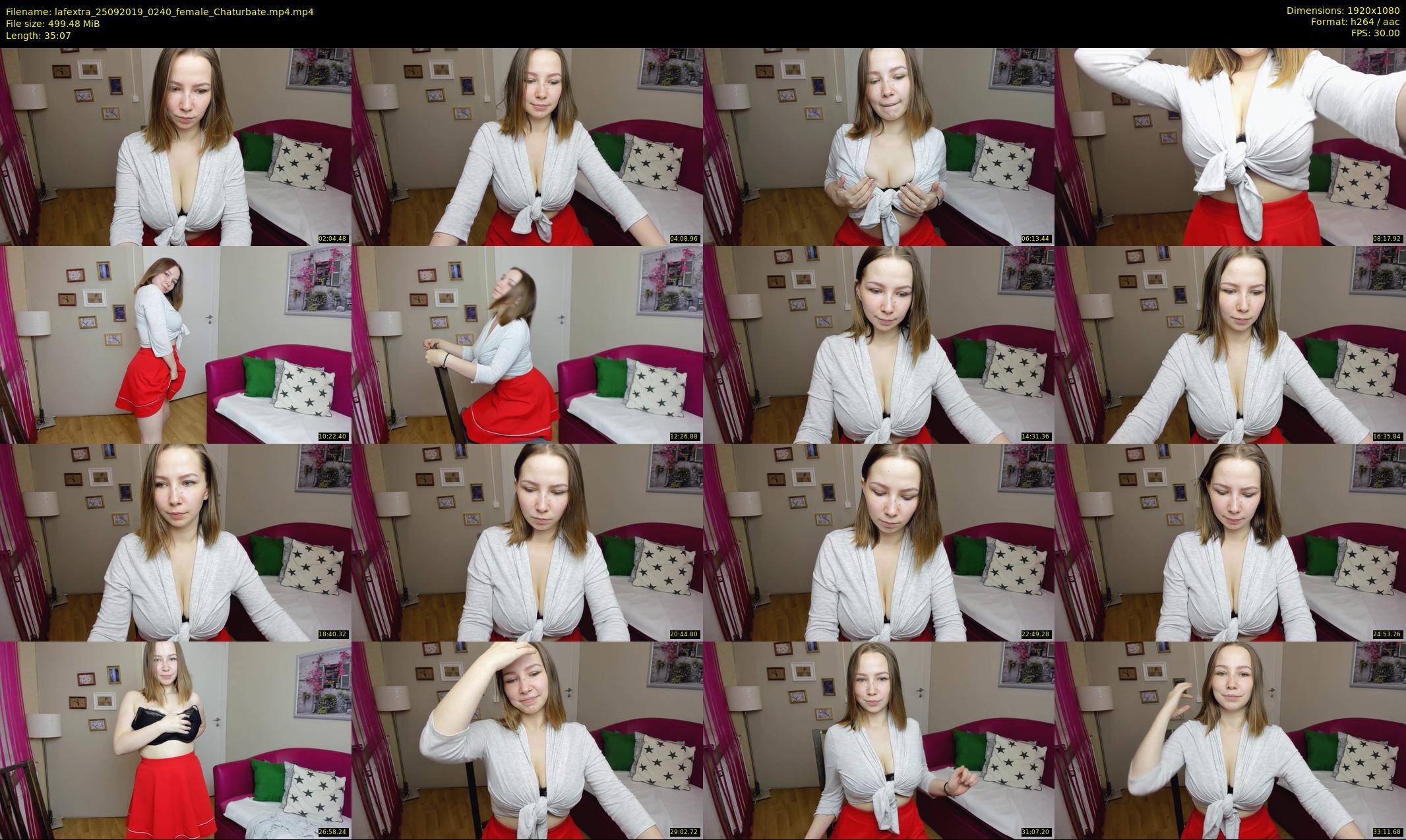 lafextra — 36 minute Chaturbate female cam show recording, 1080p, Sep 25, 2019