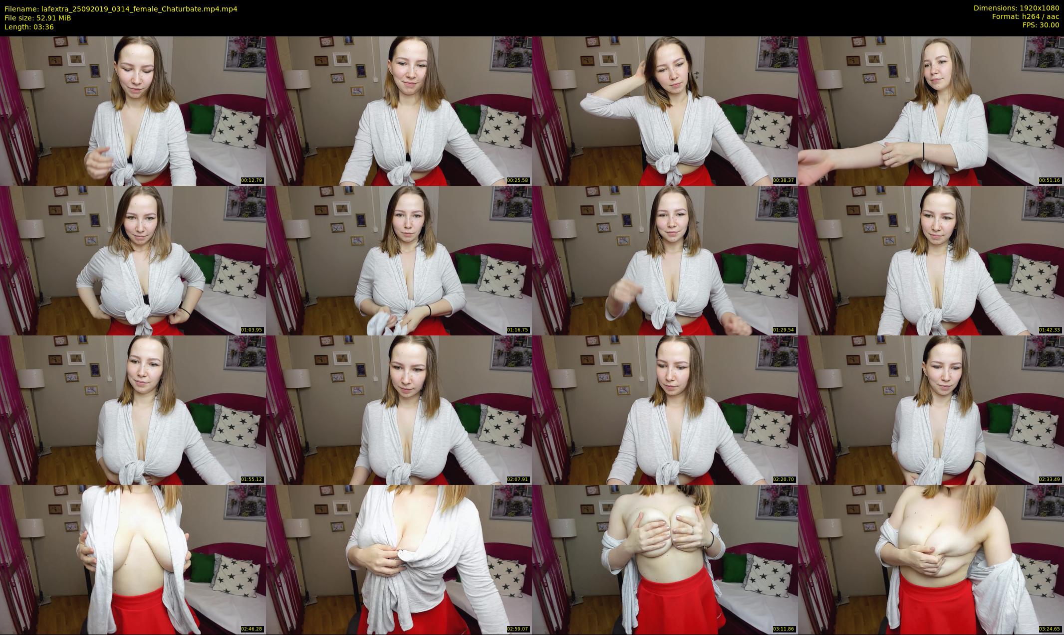 lafextra — 4 minute Chaturbate female cam show recording, 1080p, Sep 25, 2019