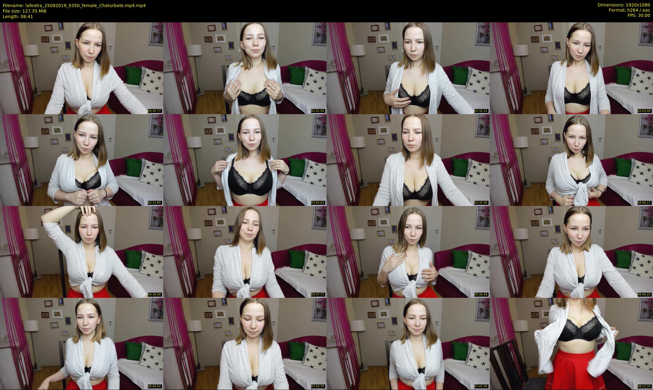 lafextra — 9 minute Chaturbate female cam show recording, 1080p, Sep 25, 2019