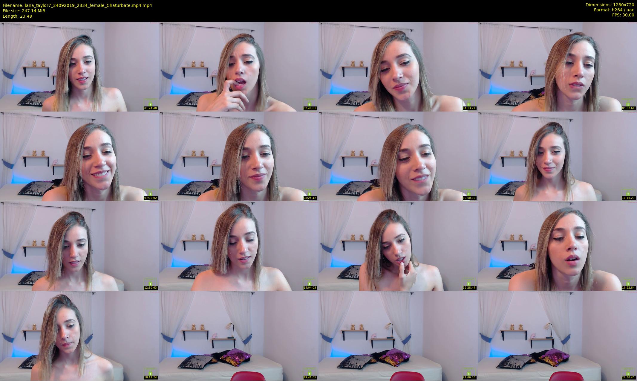 lana_taylor7 — 24 minute Chaturbate female cam show recording, 720p, Sep 24, 2019