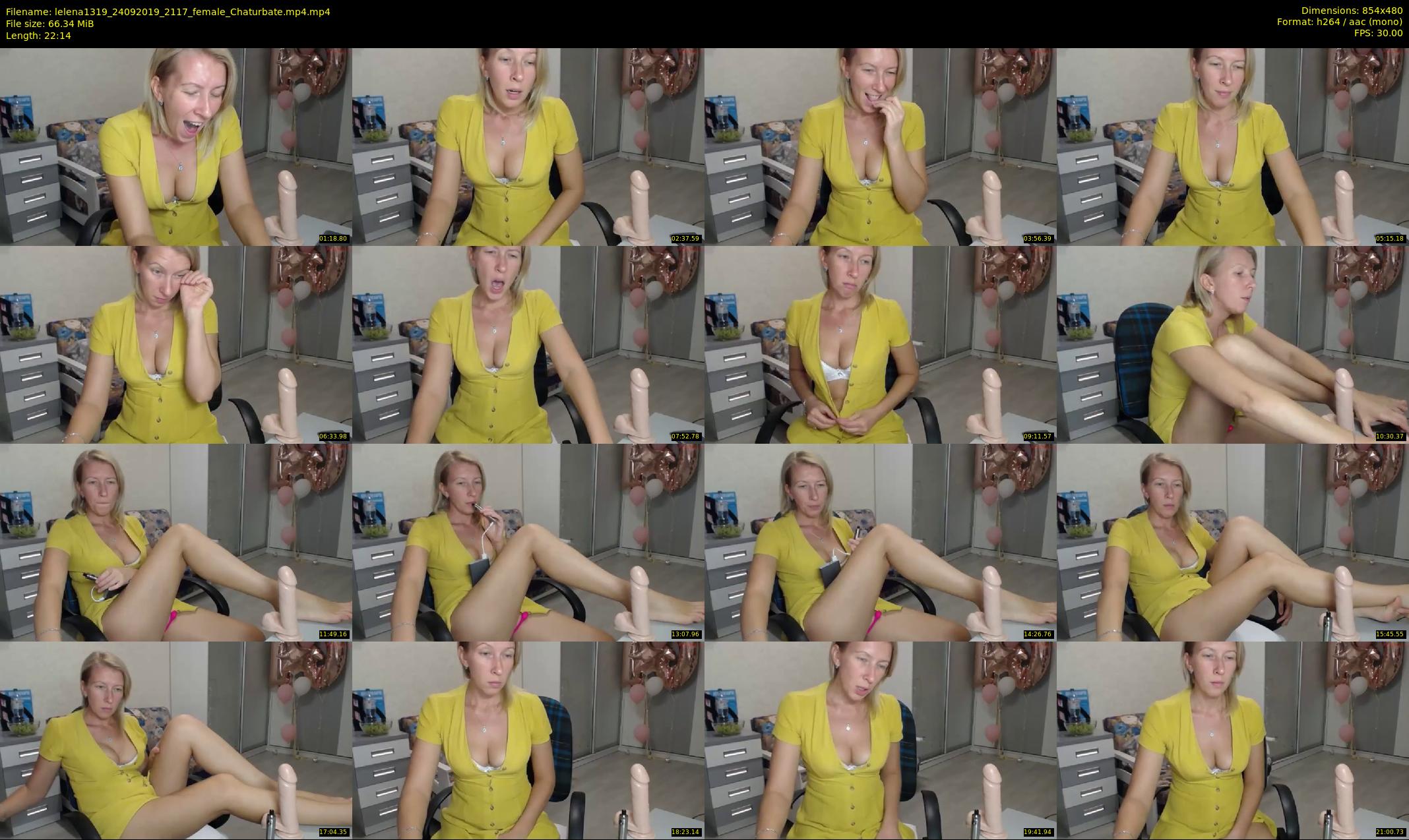 lelena1319 — 23 minute Chaturbate female cam show recording, 480p, Sep 24, 2019