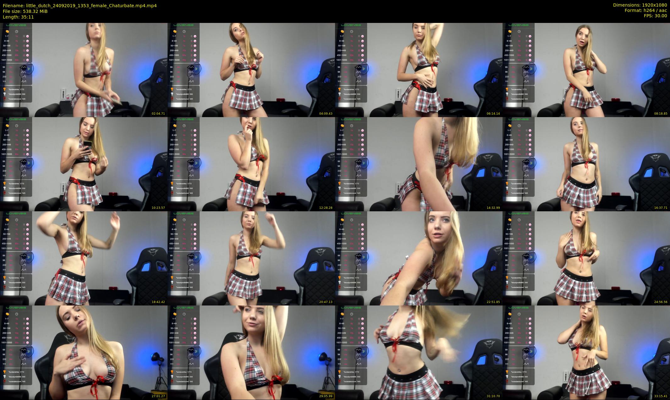 little_dutch — 36 minute Chaturbate female cam show recording, 1080p, Sep 24, 2019