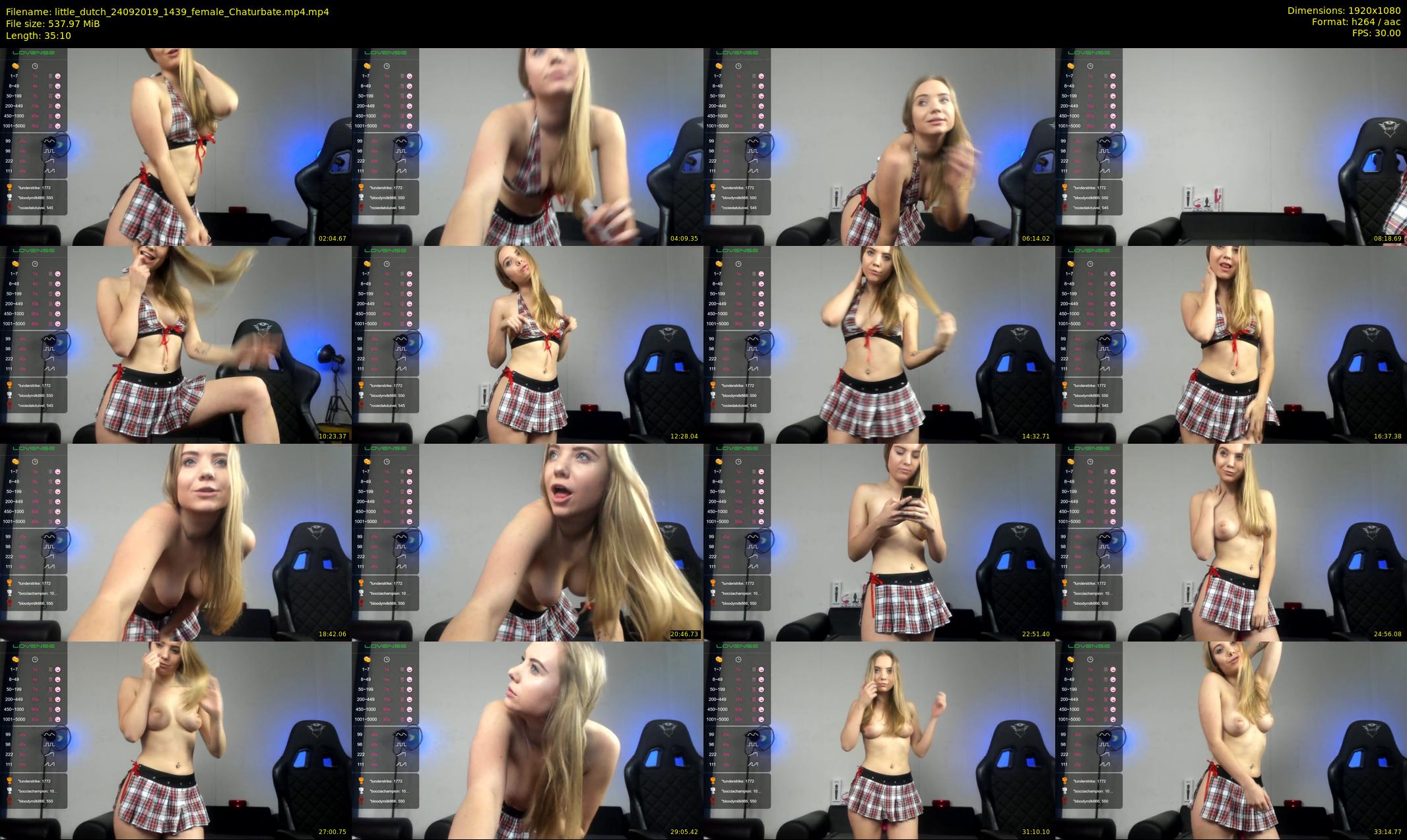 little_dutch — 36 minute Chaturbate female cam show recording, 1080p, Sep 24, 2019