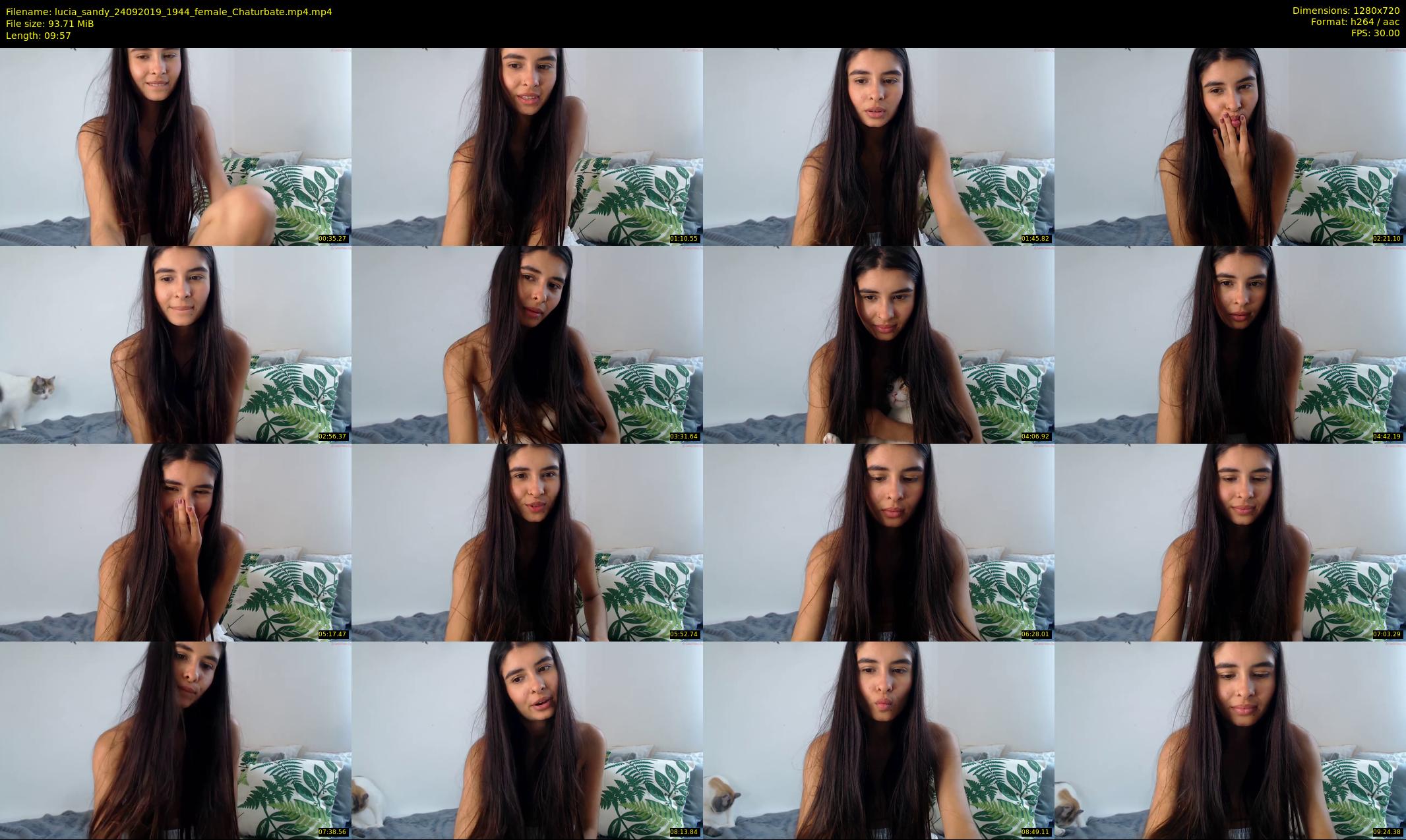 lucia_sandy — 10 minute Chaturbate female cam show recording, 720p, Sep 24, 2019