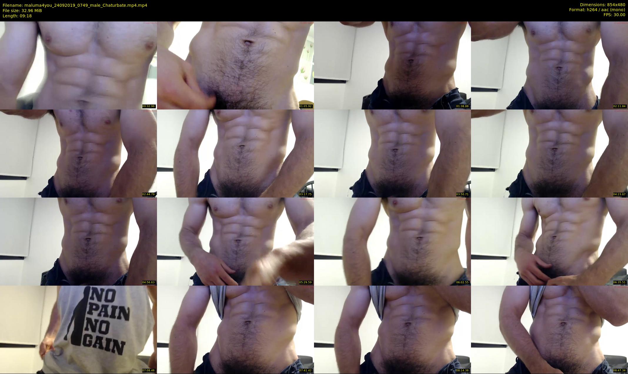 maluma4you — 10 minute Chaturbate male cam show recording, 480p, Sep 24, 2019