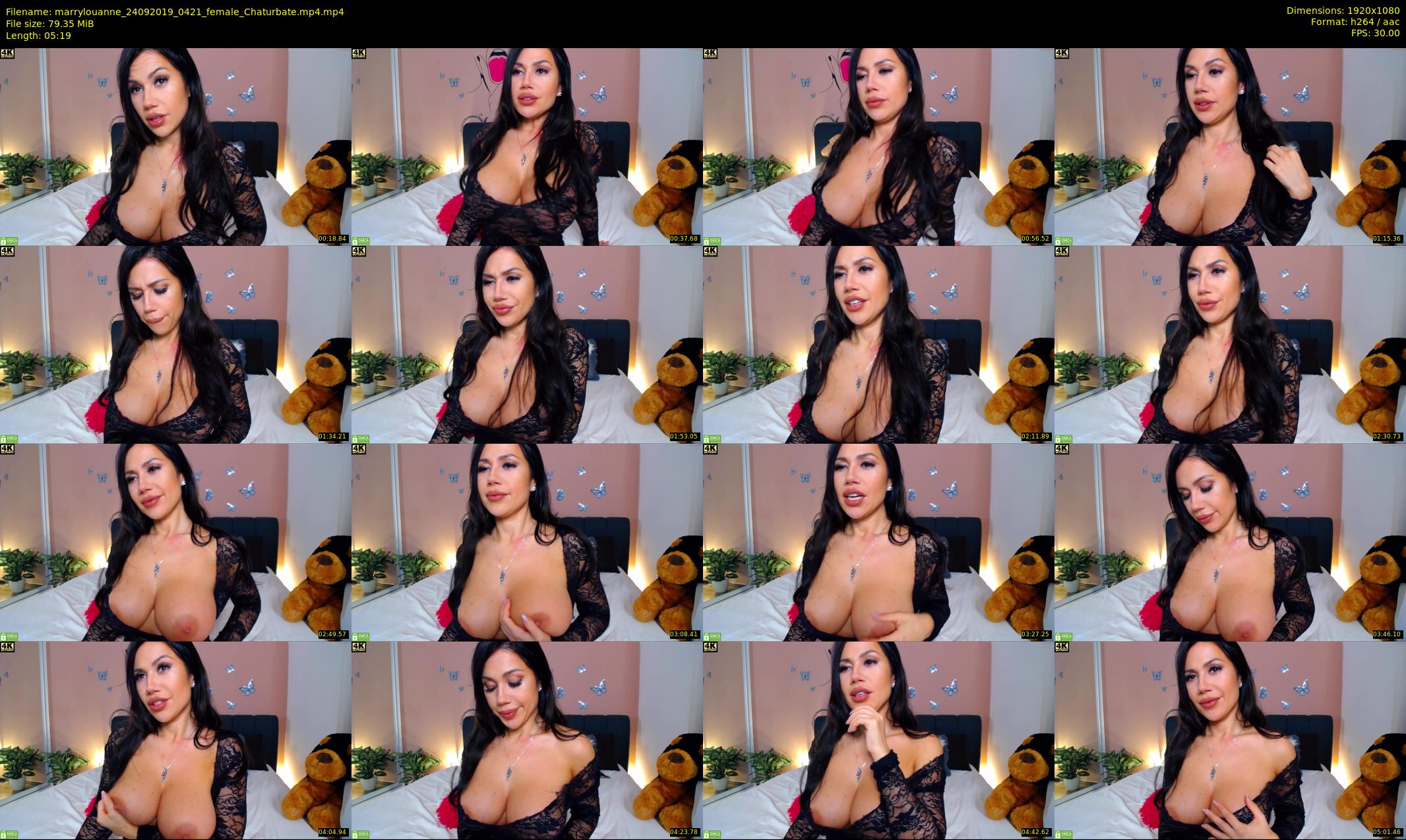 marrylouanne — 6 minute Chaturbate female cam show recording, 1080p, Sep 24, 2019