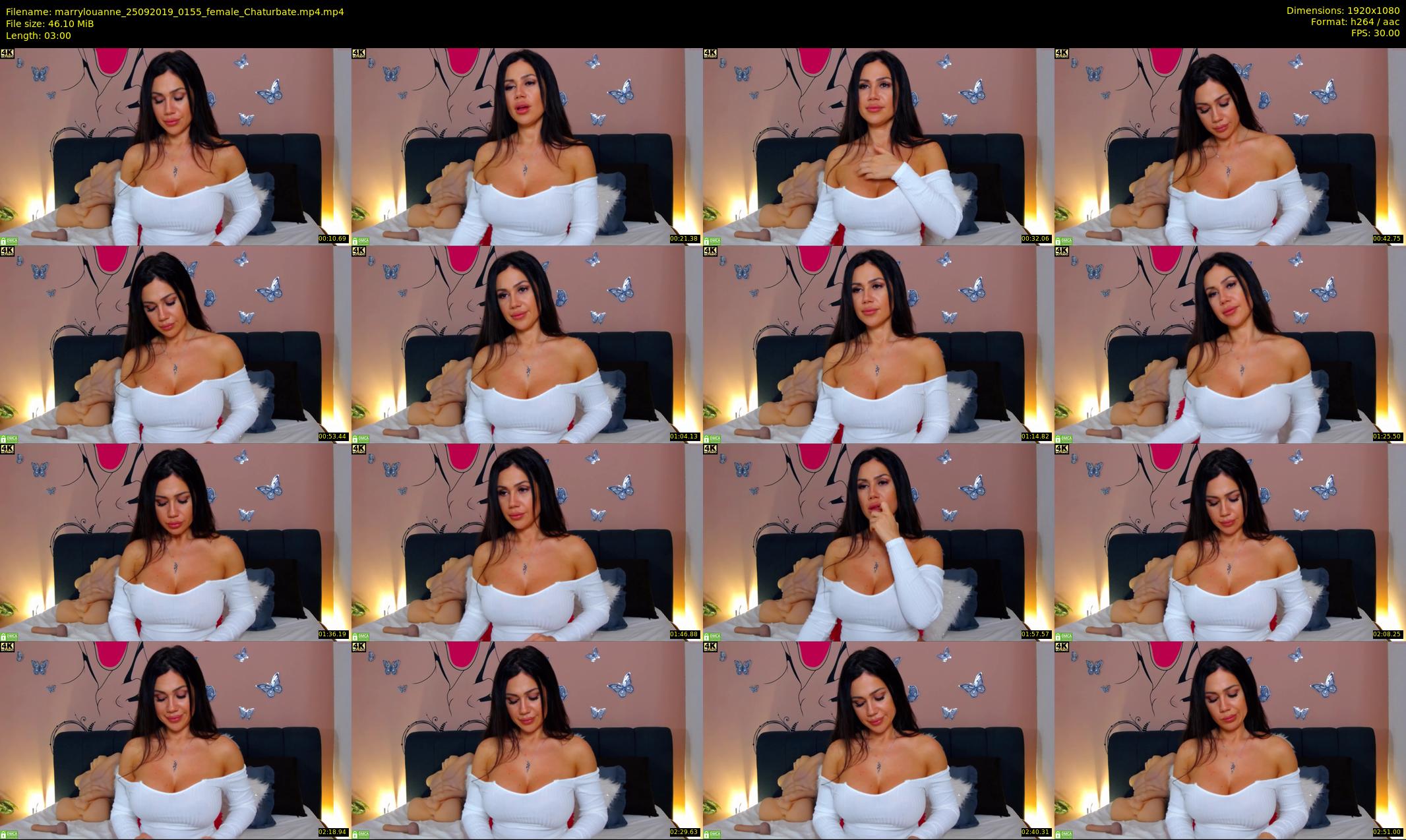 marrylouanne — 3 minute Chaturbate female cam show recording, 1080p, Sep 25, 2019