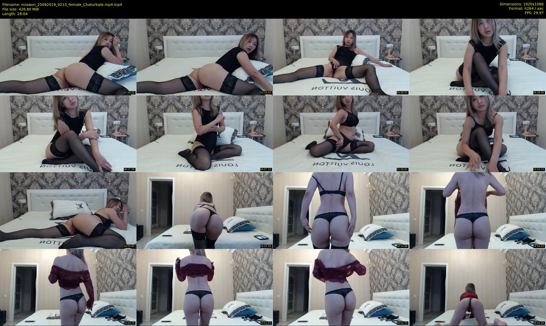 miawon — 29 minute Chaturbate female cam show recording, 1080p, Sep 25, 2019