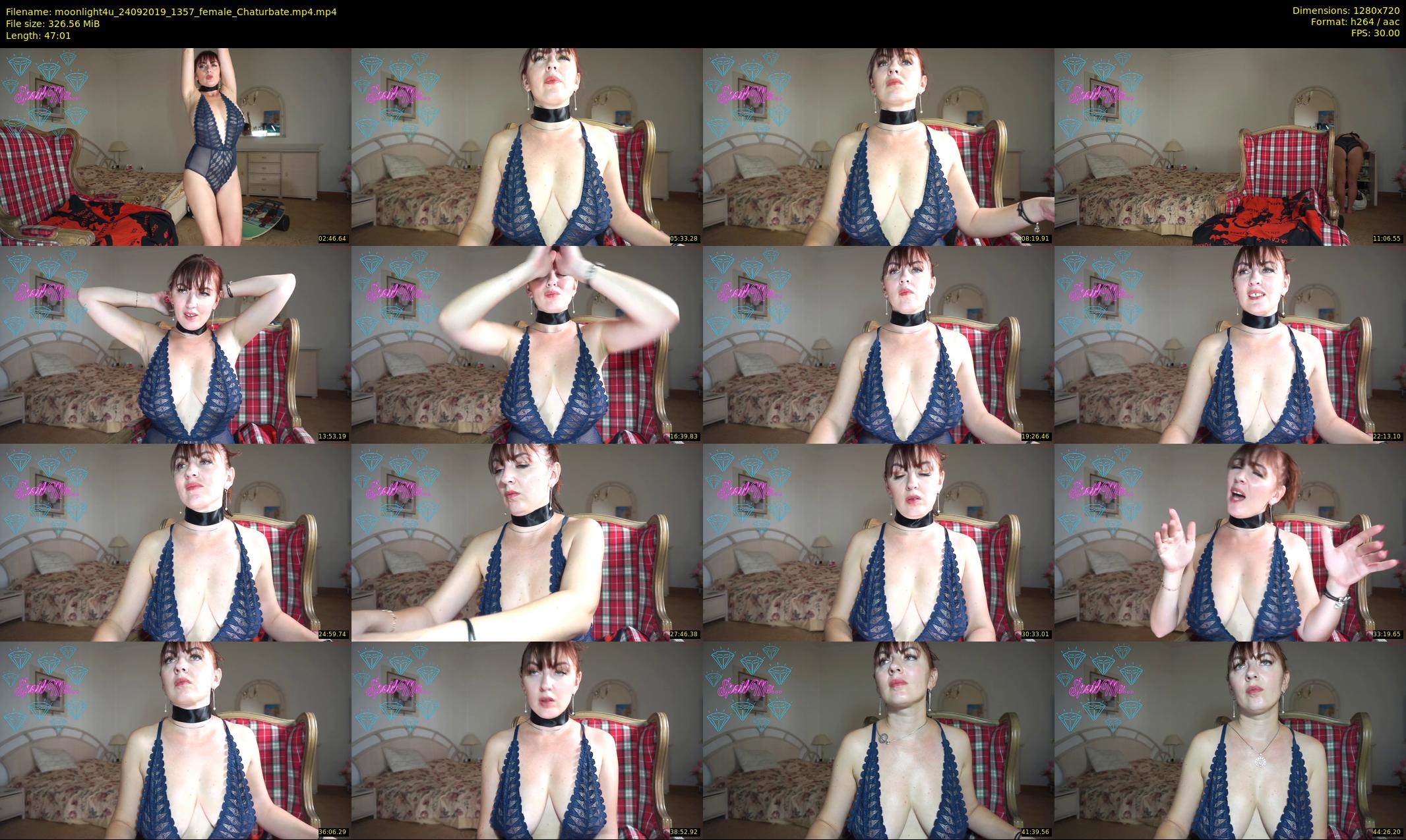 moonlight4u — 48 minute Chaturbate female cam show recording, 720p, Sep 24, 2019