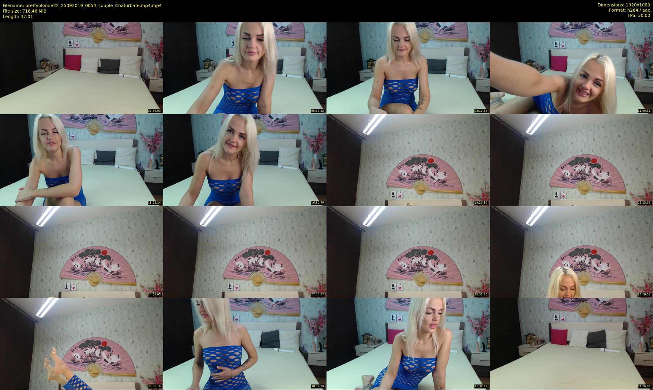 prettyblonde22 — 48 minute Chaturbate female cam show recording, 1080p, Sep 25, 2019