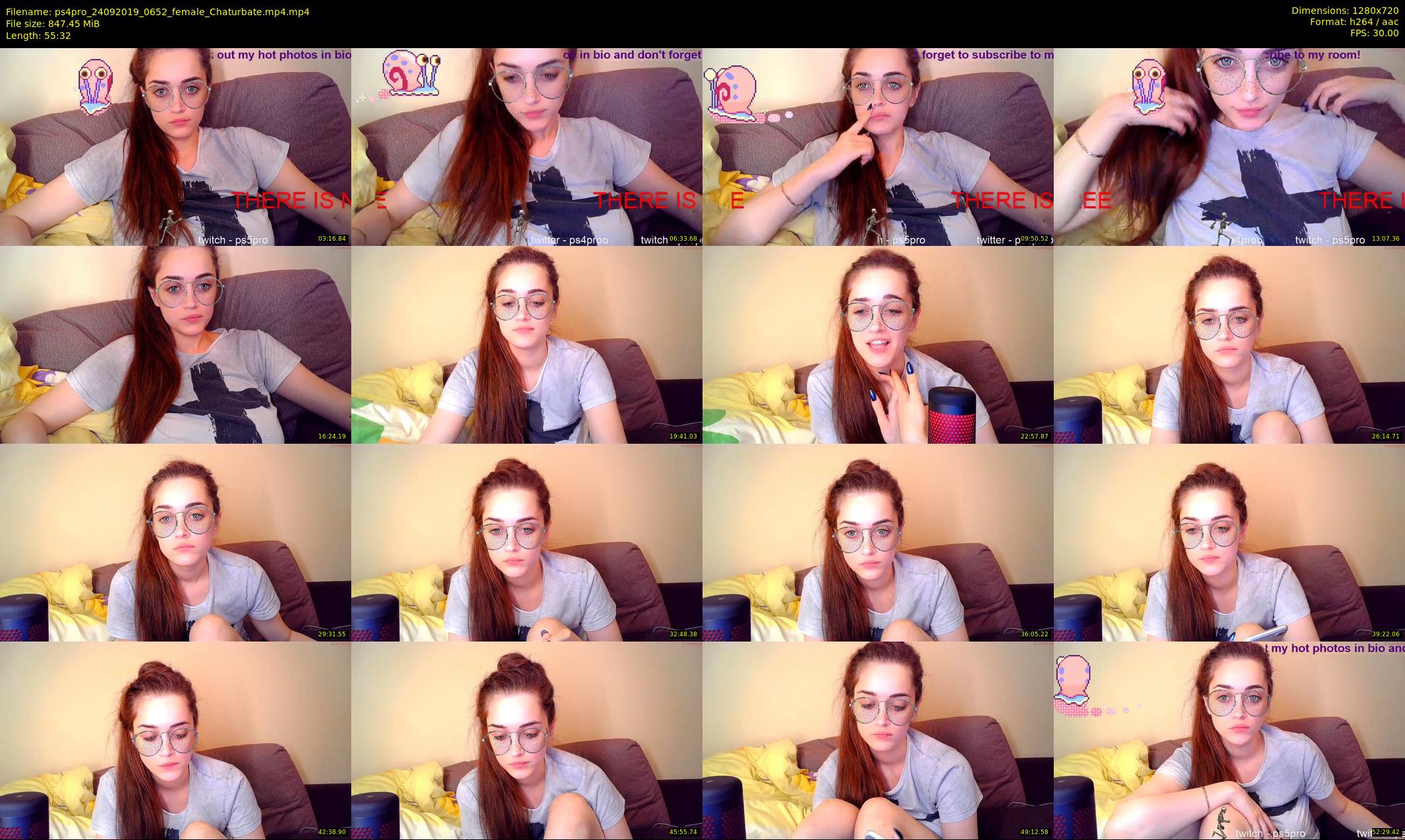 ps4pro — 56 minute Chaturbate female cam show recording, 720p, Sep 24, 2019
