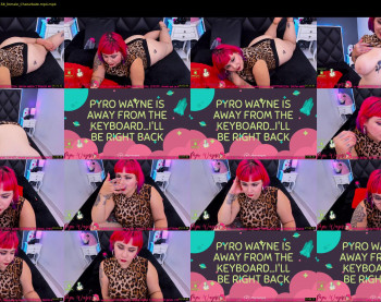 pyrowayne — 43 minute Chaturbate female cam show recording, 720p, Sep 25, 2019