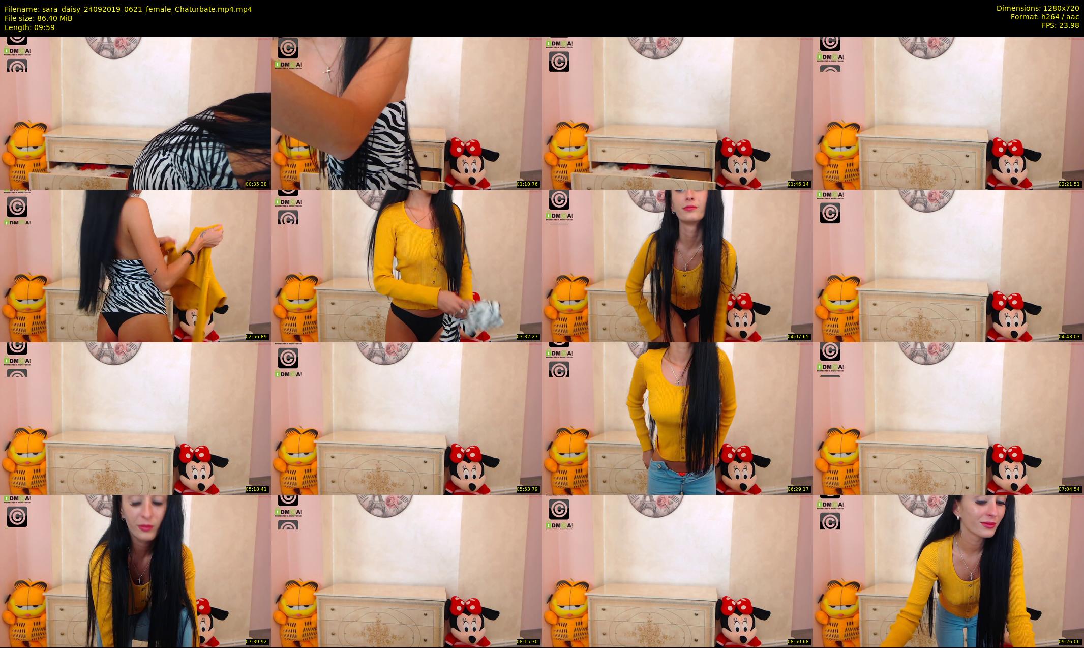 sara_daisy — 10 minute Chaturbate female cam show recording, 720p, Sep 24, 2019