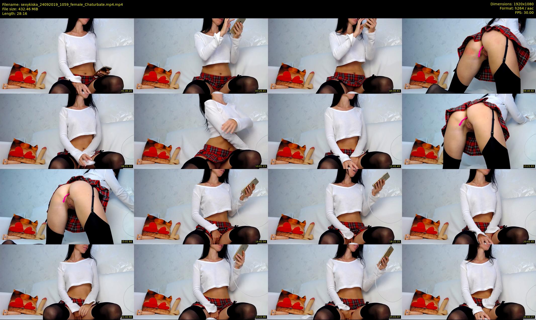 sexykiska — 29 minute Chaturbate female cam show recording, 1080p, Sep 24, 2019
