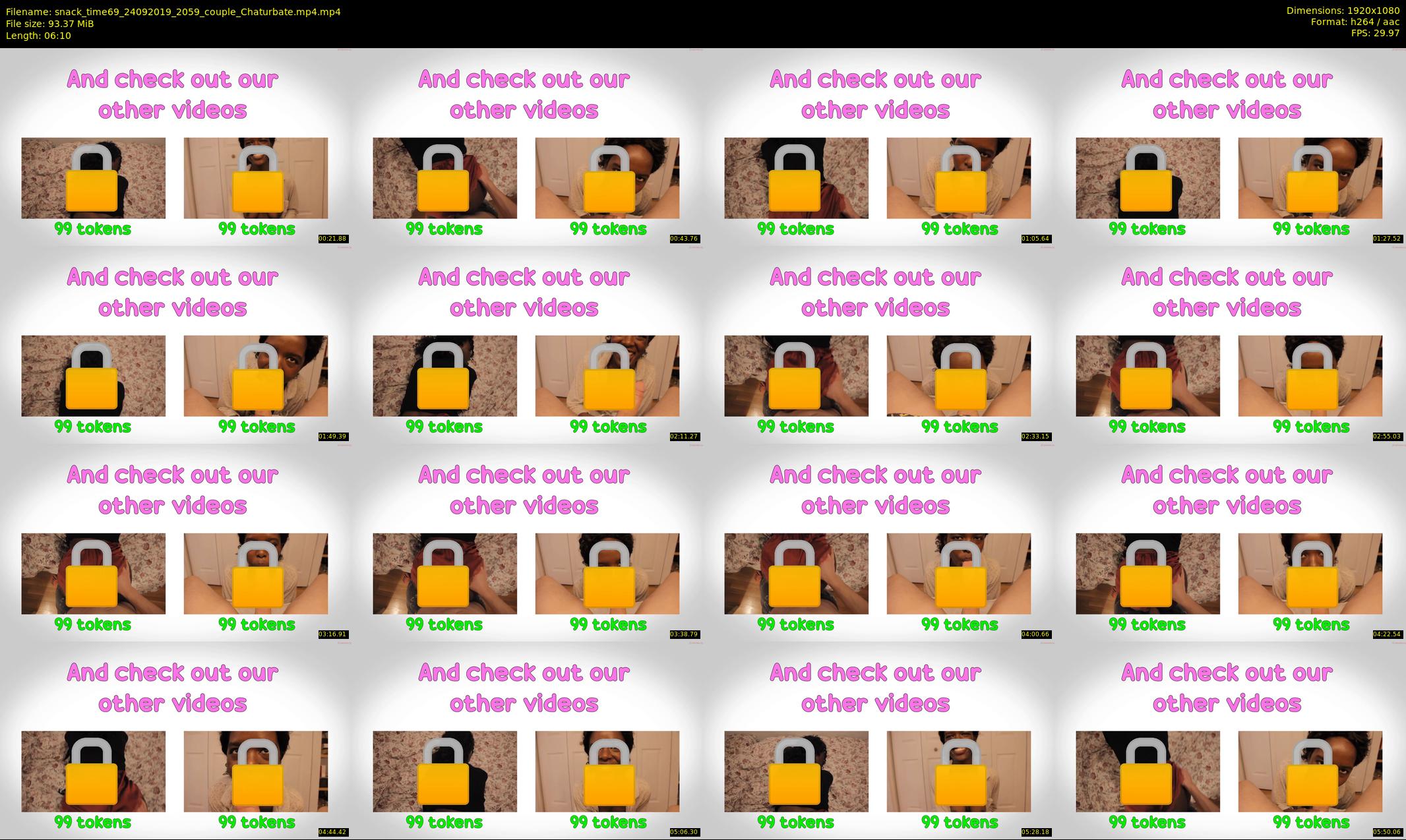 snack_time69 — 7 minute Chaturbate couple cam show recording, 1080p, Sep 24, 2019