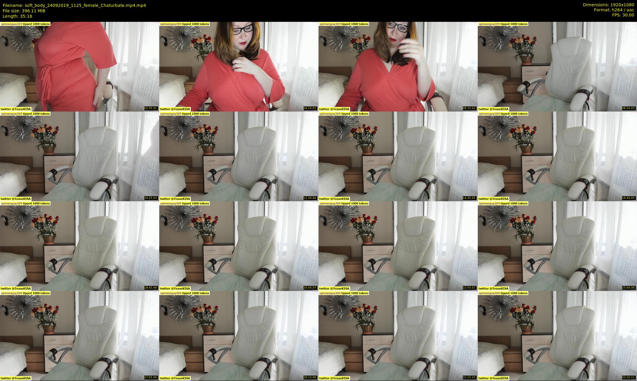 soft_body — 36 minute Chaturbate female cam show recording, 1080p, Sep 24, 2019