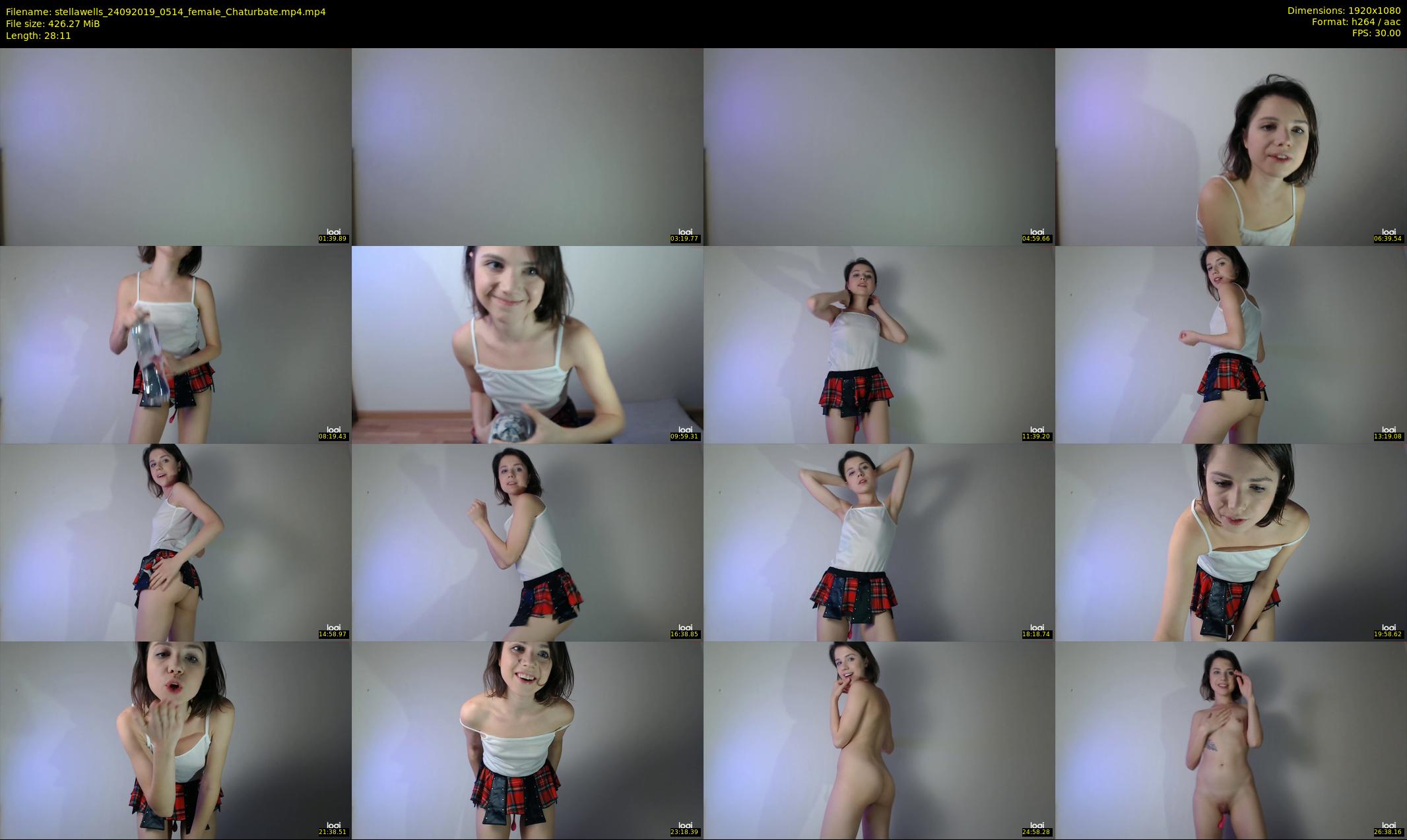 stellawells — 29 minute Chaturbate female cam show recording, 1080p, Sep 24, 2019