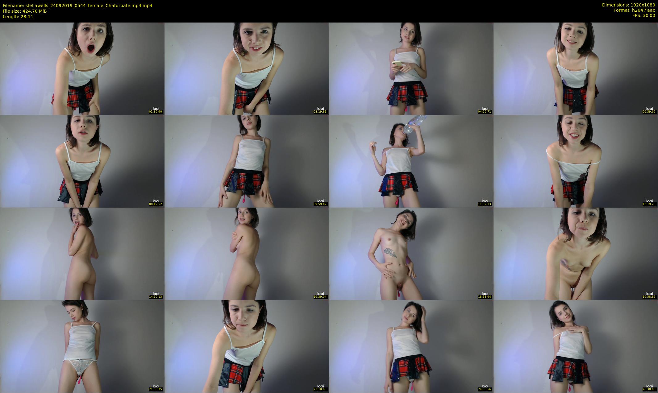 stellawells — 29 minute Chaturbate female cam show recording, 1080p, Sep 24, 2019