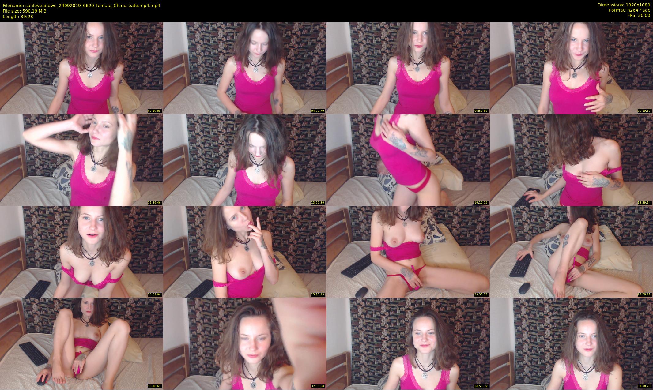sunloveandwe — 40 minute Chaturbate female cam show recording, 1080p, Sep 24, 2019