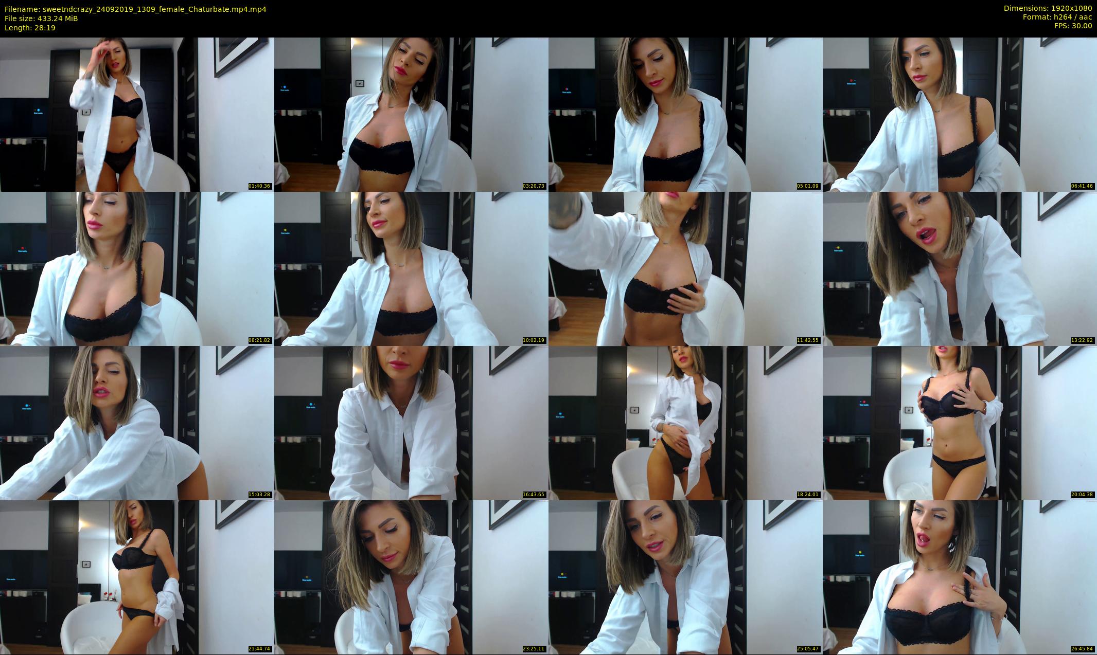 sweetndcrazy — 29 minute Chaturbate female cam show recording, 1080p, Sep 24, 2019