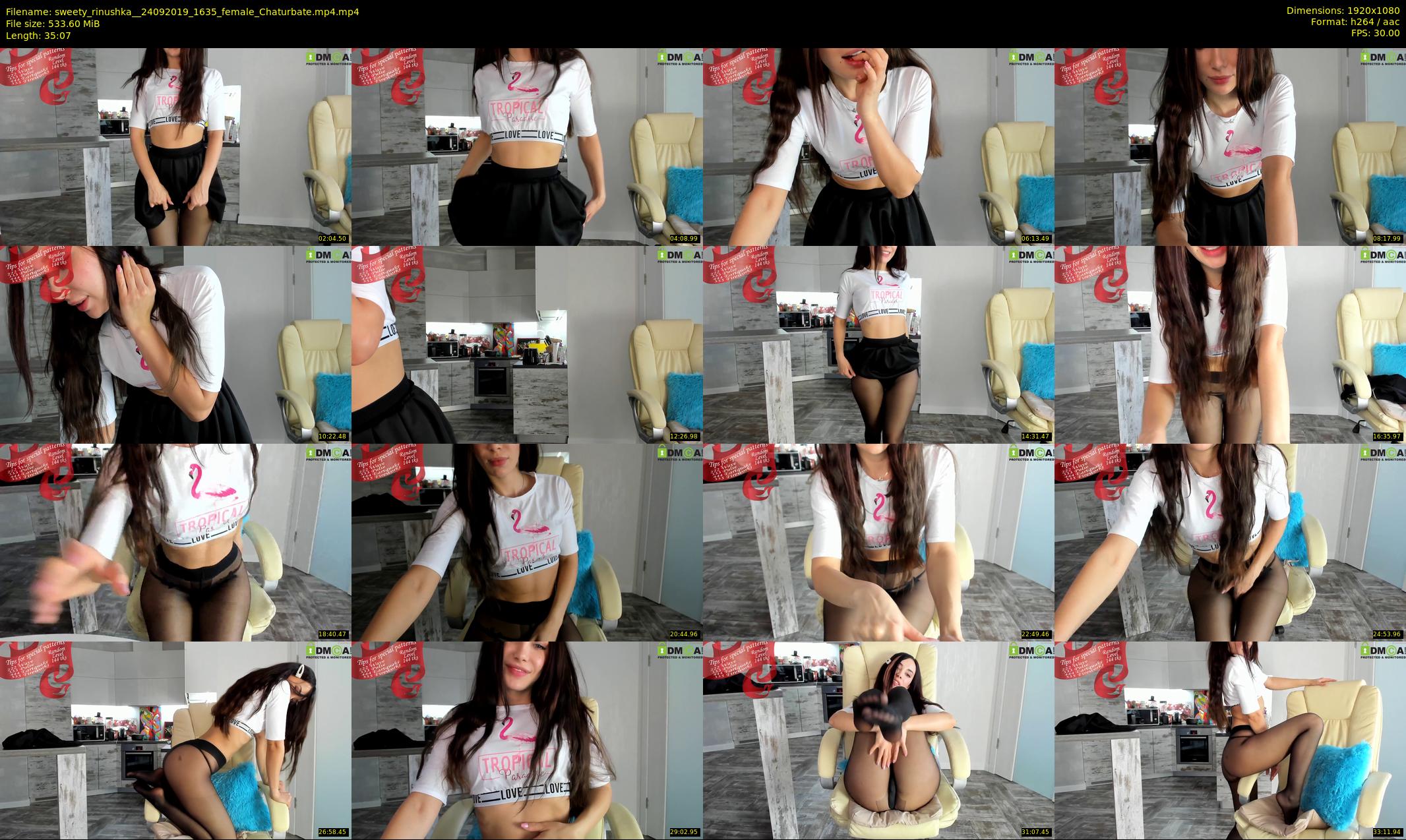 sweety_rinushka_ — 36 minute Chaturbate female cam show recording, 1080p, Sep 24, 2019