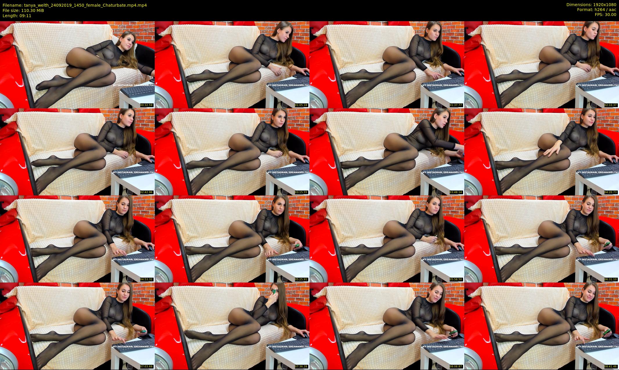 tanya_welth — 10 minute Chaturbate female cam show recording, 1080p, Sep 24, 2019