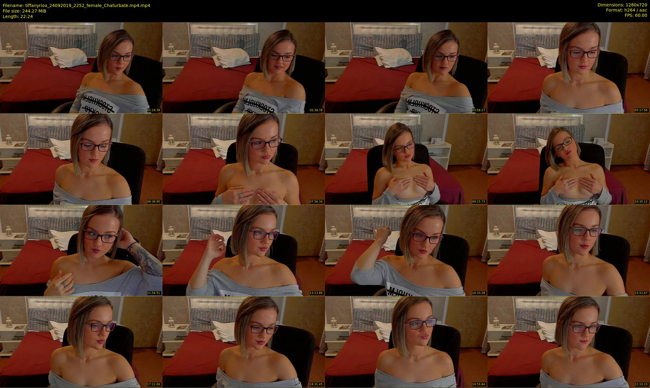 tiffanyriox — 23 minute Chaturbate female cam show recording, 720p, Sep 24, 2019