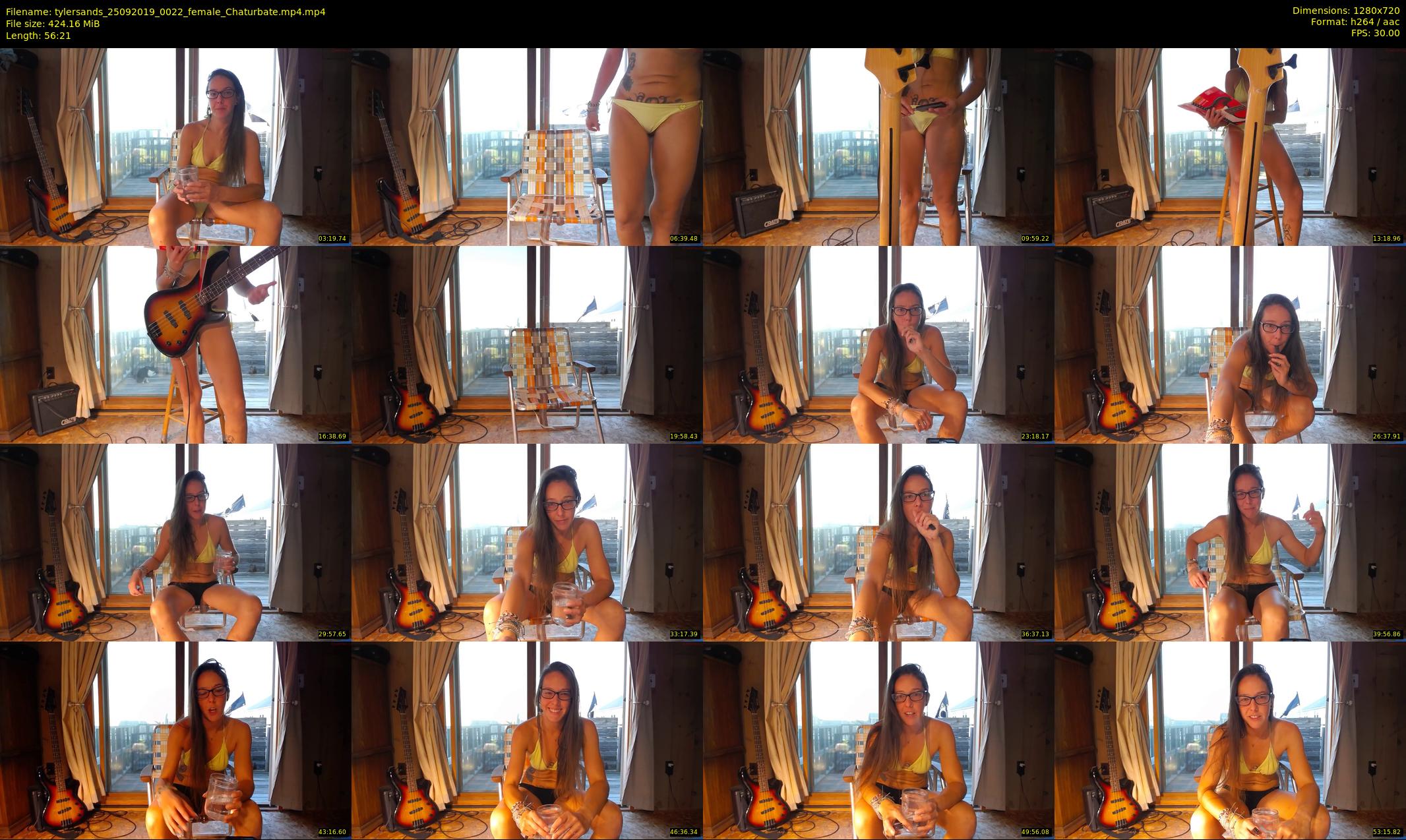 tylersands — 57 minute Chaturbate female cam show recording, 720p, Sep 25, 2019