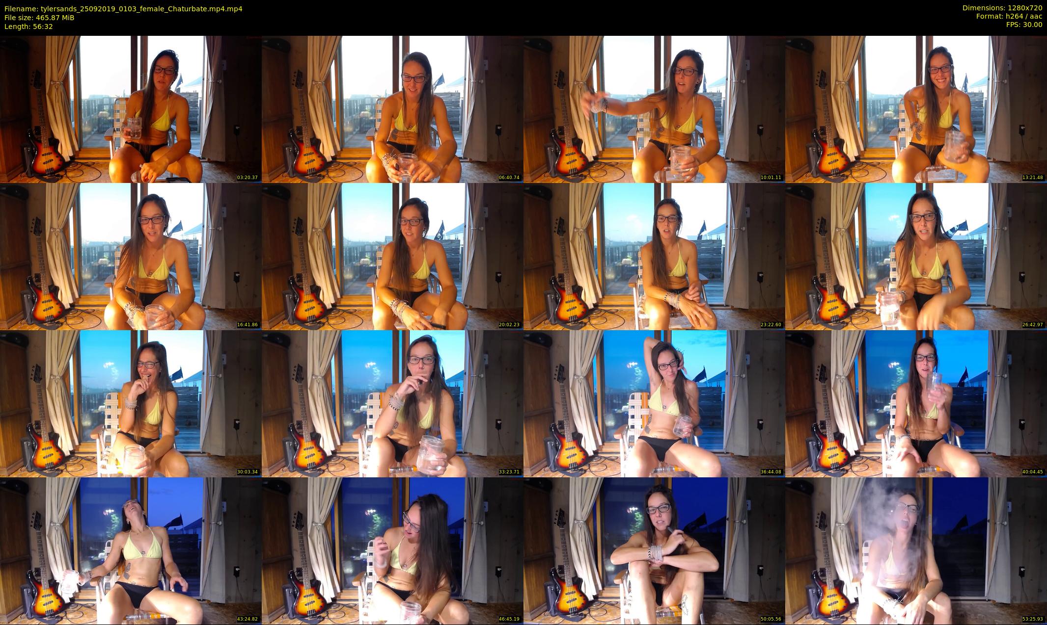 tylersands — 57 minute Chaturbate female cam show recording, 720p, Sep 25, 2019