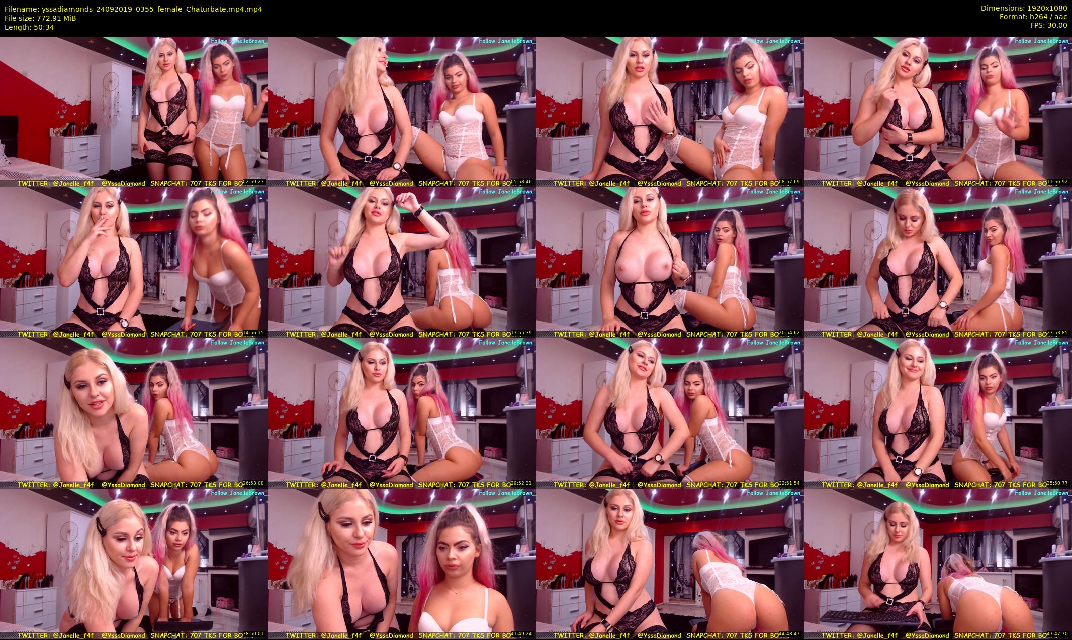 yssadiamonds — 51 minute Chaturbate female cam show recording, 1080p, Sep 24, 2019