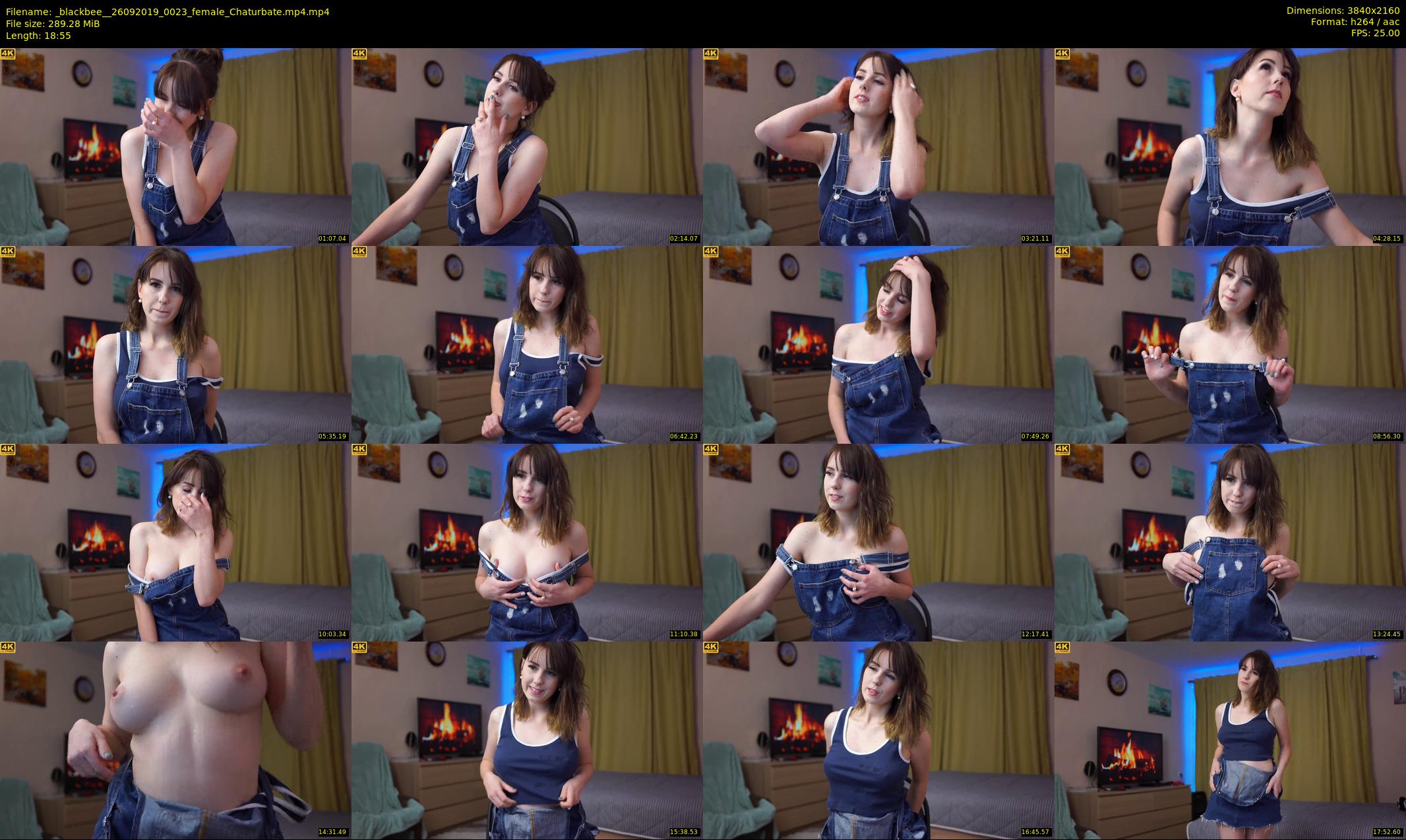 _blackbee_ — 19 minute Chaturbate female cam show recording, 4K, Sep 26, 2019