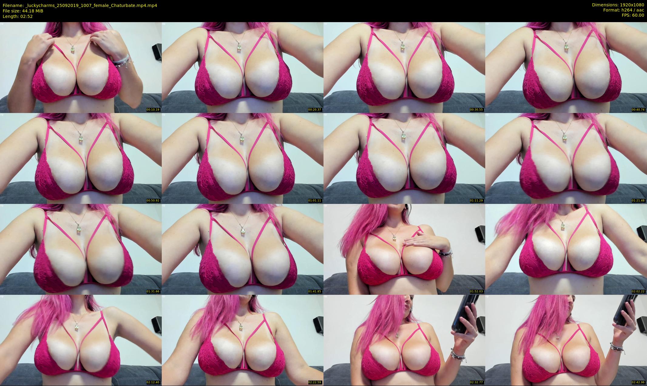 _luckycharms — 3 minute Chaturbate female cam show recording, 1080p, Sep 25, 2019