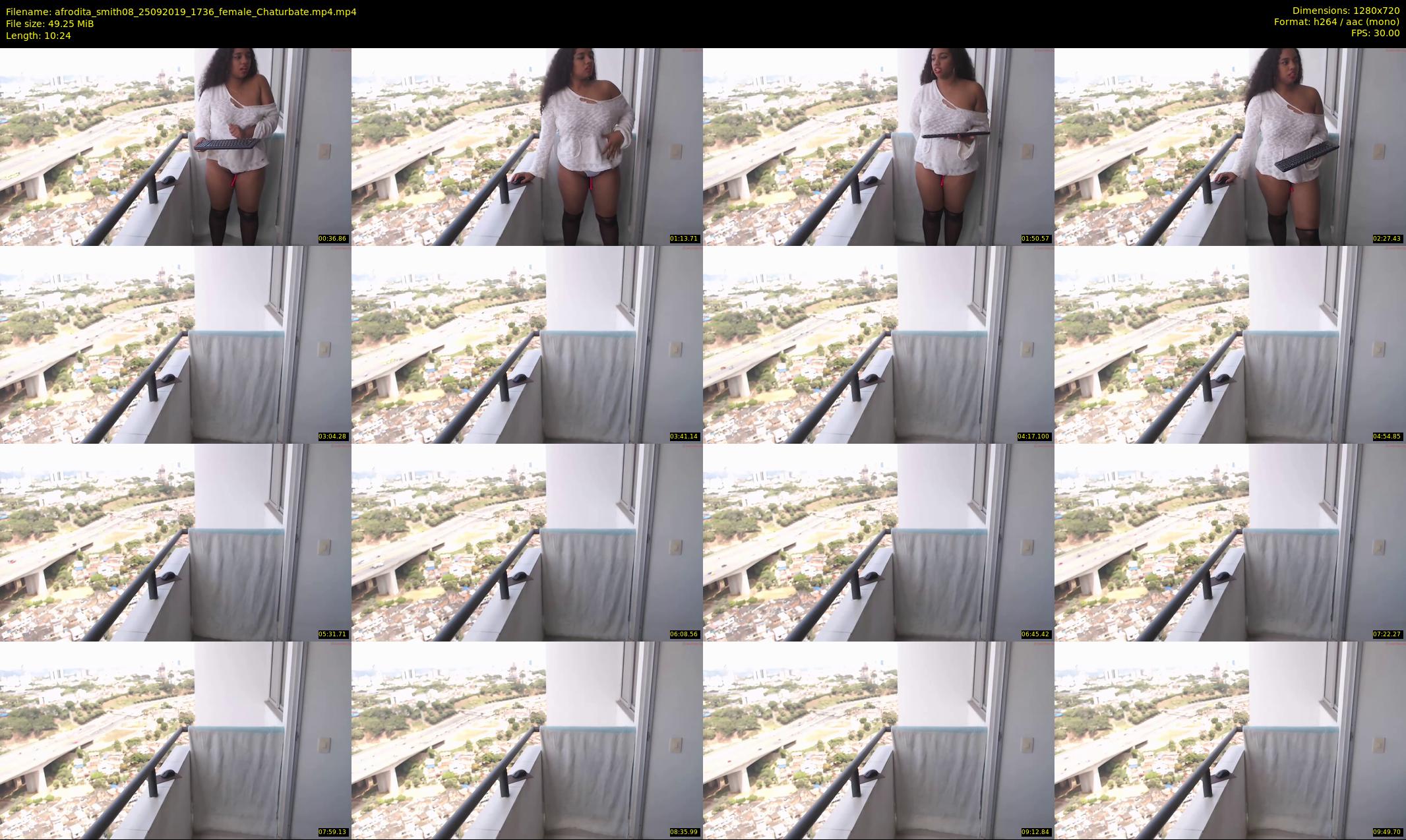 afrodita_smith08 — 11 minute Chaturbate female cam show recording, 720p, Sep 25, 2019