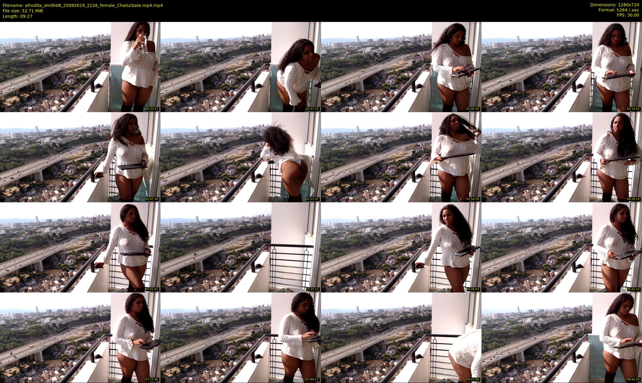 afrodita_smith08 — 10 minute Chaturbate female cam show recording, 720p, Sep 25, 2019