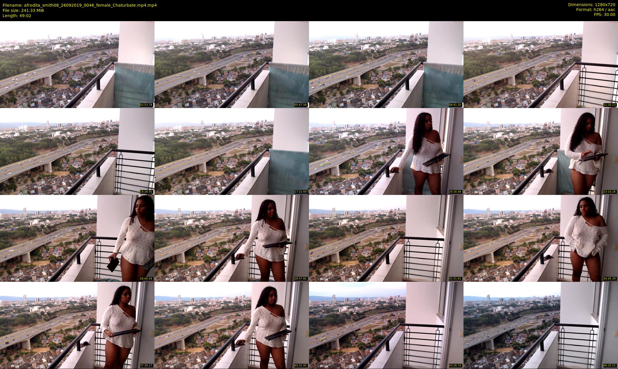 afrodita_smith08 — 50 minute Chaturbate female cam show recording, 720p, Sep 26, 2019