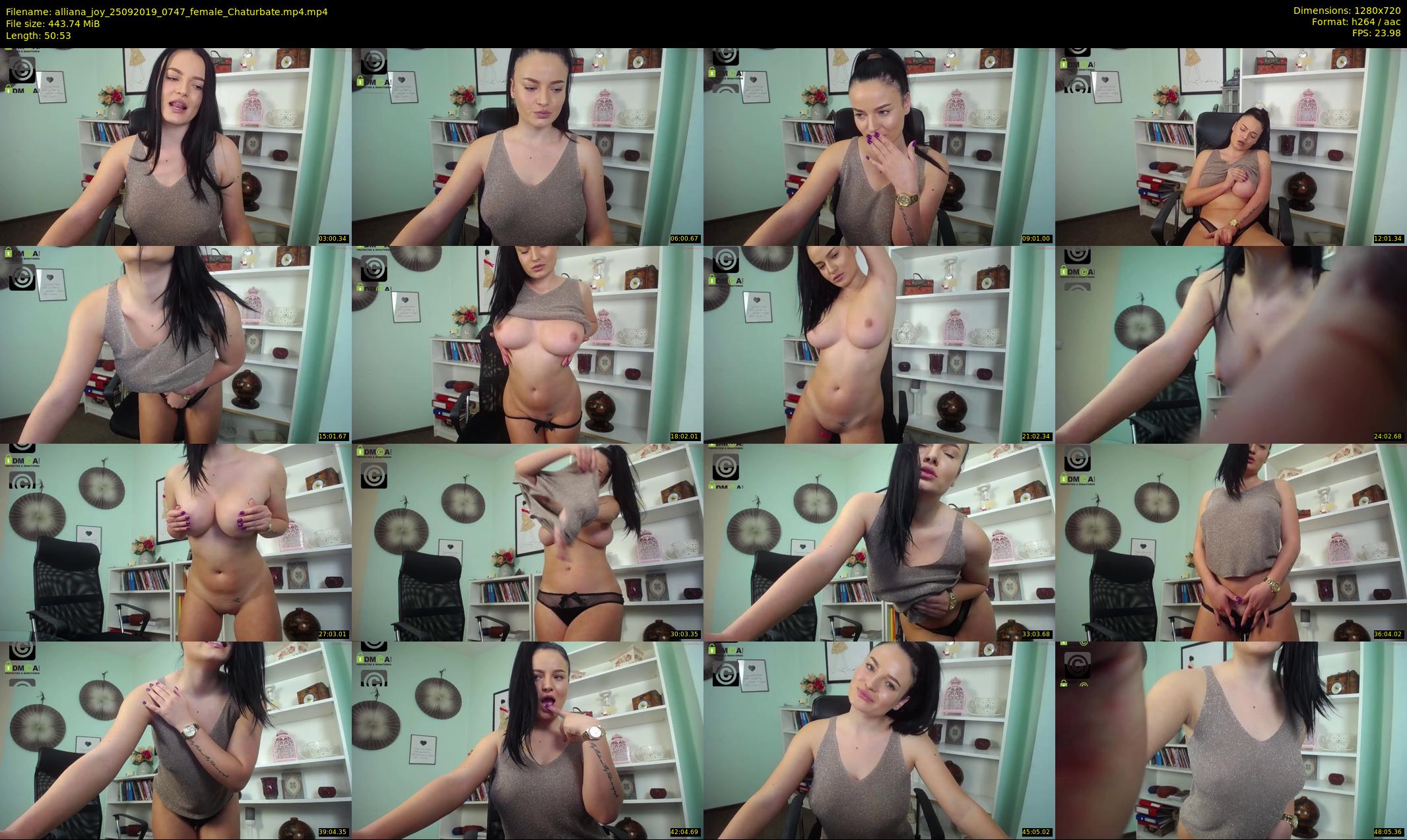 alliana_joy — 51 minute Chaturbate female cam show recording, 720p, Sep 25, 2019