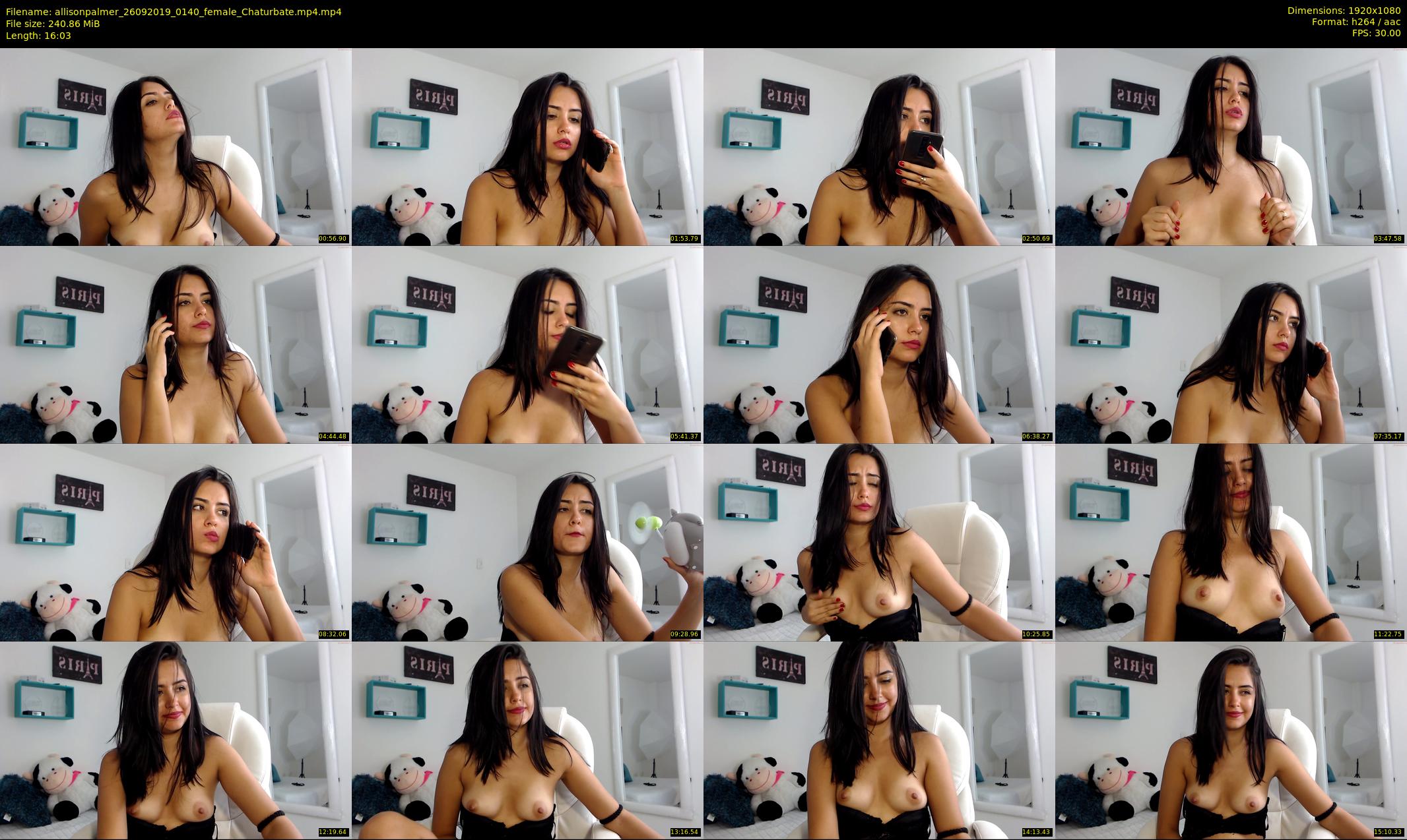 allisonpalmer — 17 minute Chaturbate female cam show recording, 1080p, Sep 26, 2019