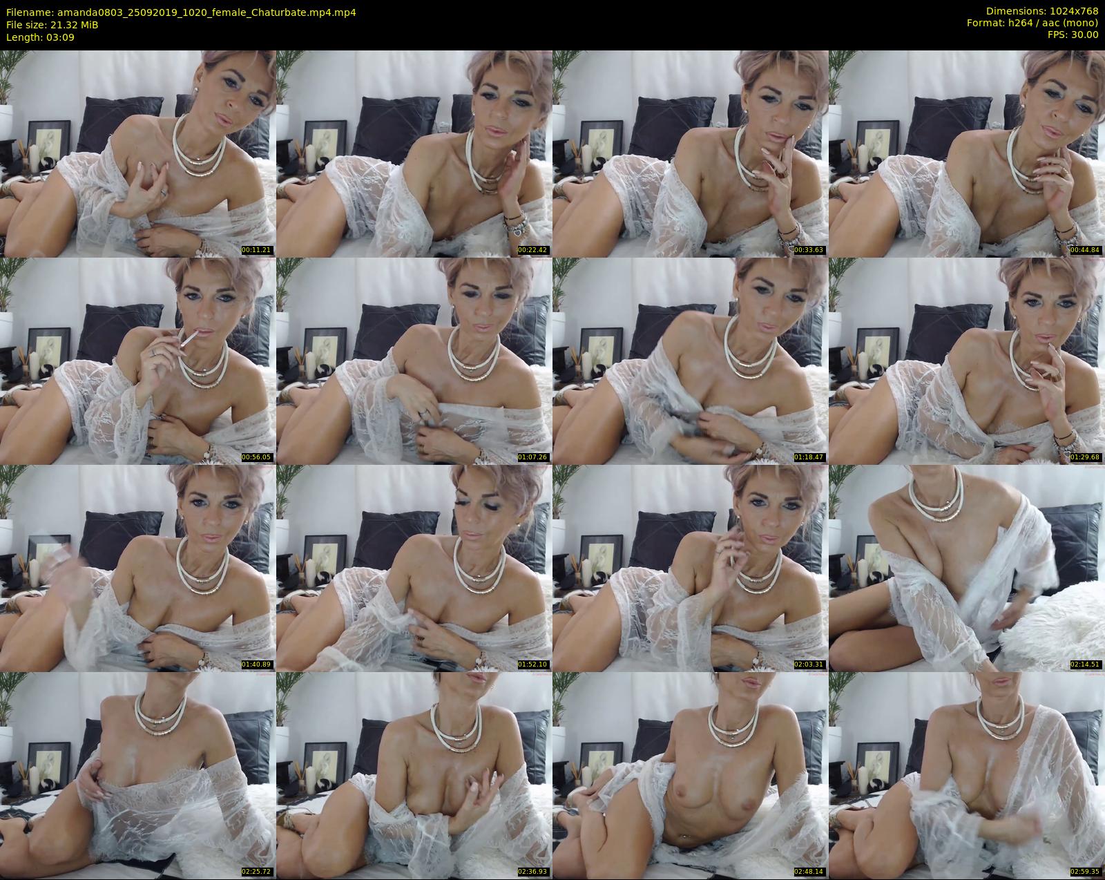 amanda0803 — 4 minute Chaturbate female cam show recording, 720p, Sep 25, 2019