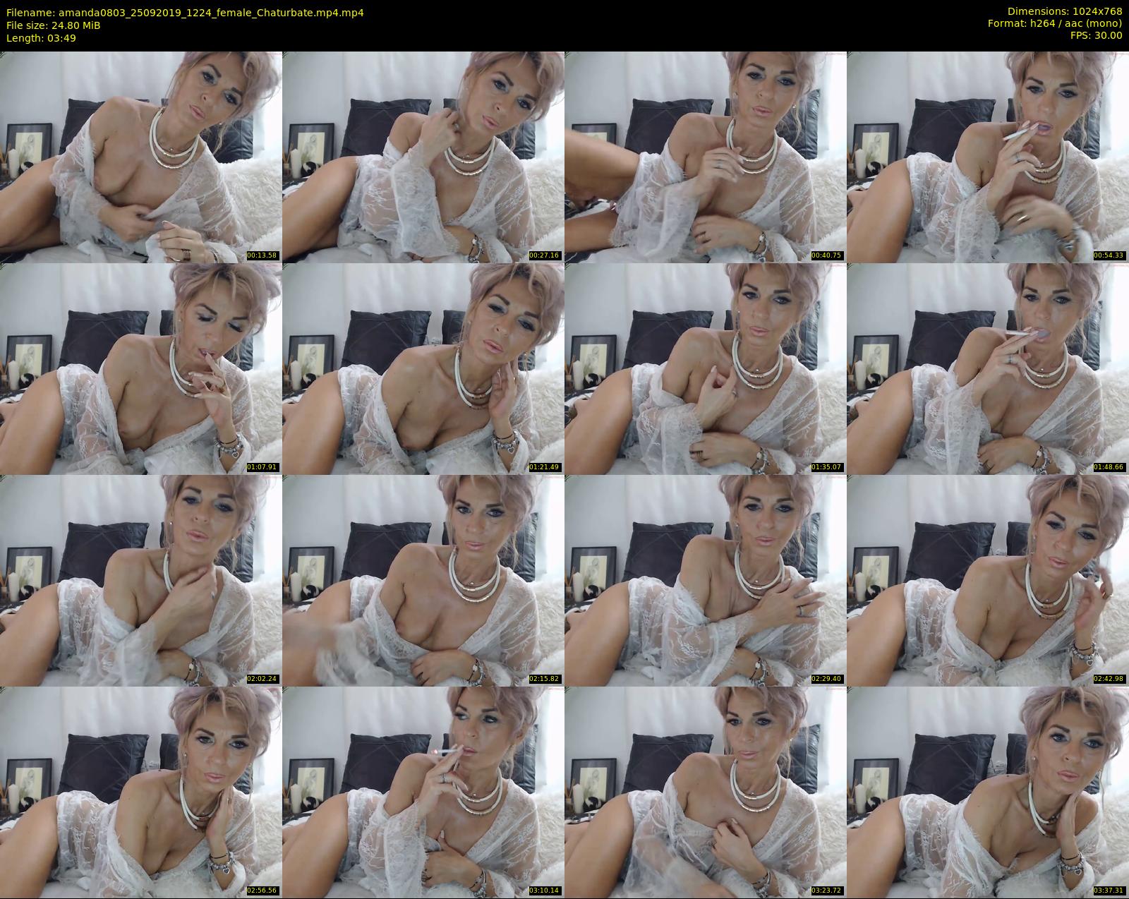 amanda0803 — 4 minute Chaturbate female cam show recording, 720p, Sep 25, 2019