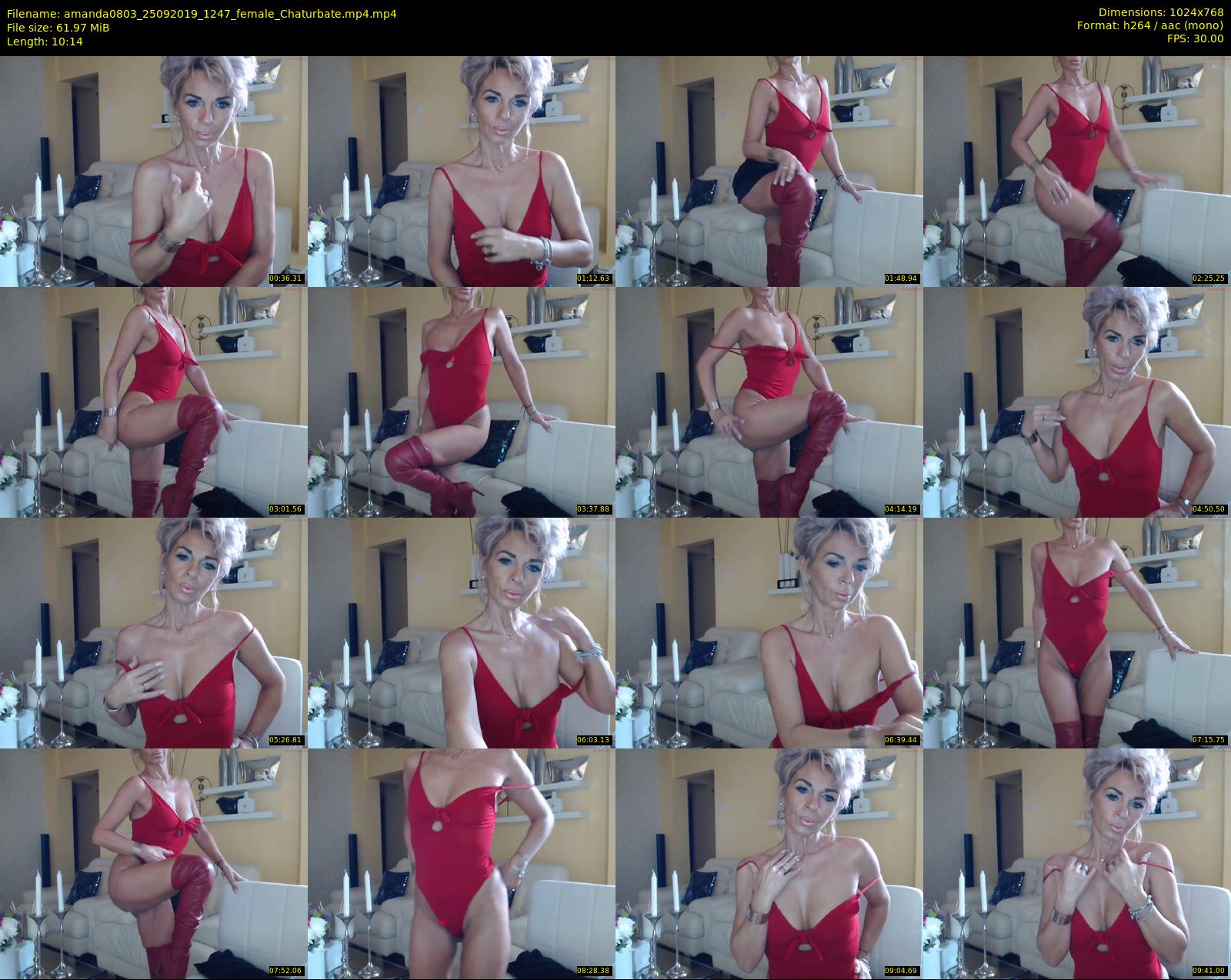 amanda0803 — 11 minute Chaturbate female cam show recording, 720p, Sep 25, 2019