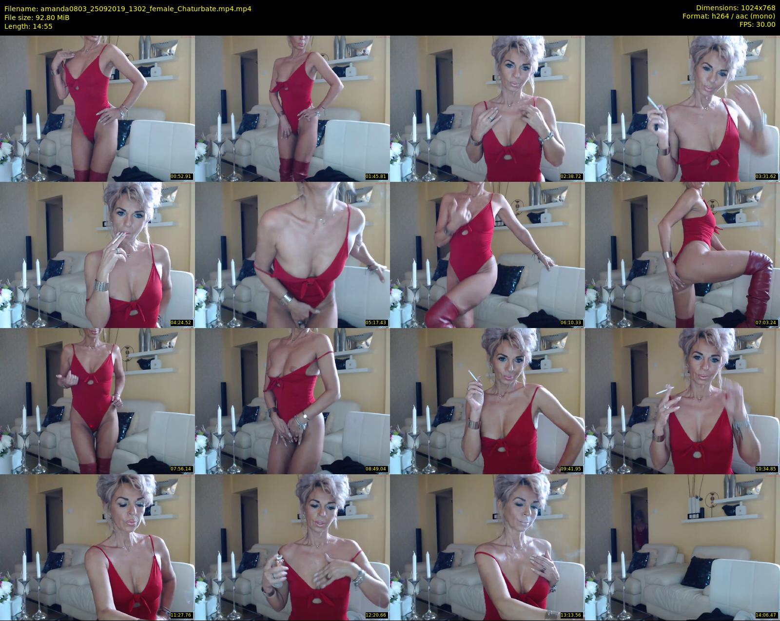 amanda0803 — 15 minute Chaturbate female cam show recording, 720p, Sep 25, 2019