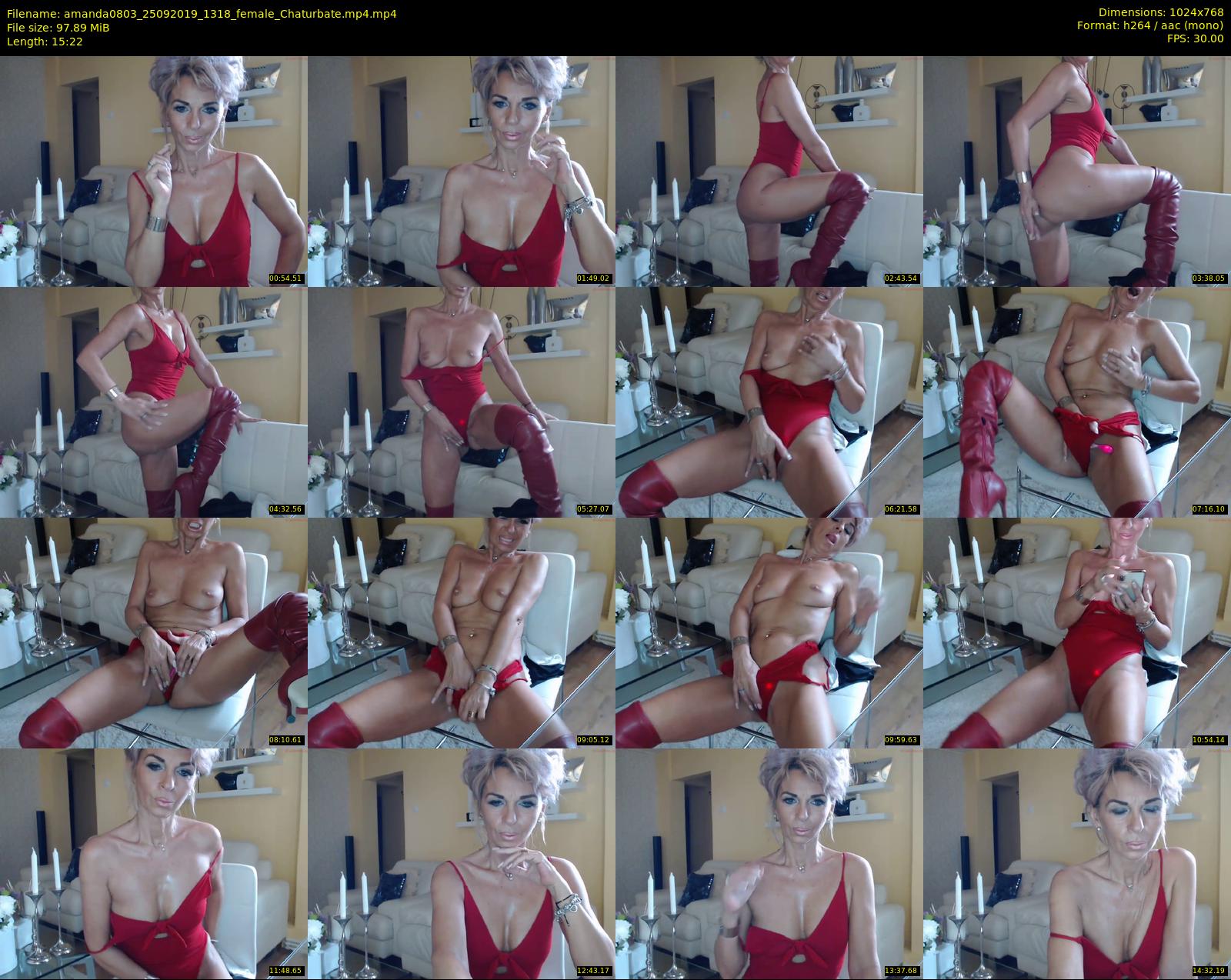 amanda0803 — 16 minute Chaturbate female cam show recording, 720p, Sep 25, 2019